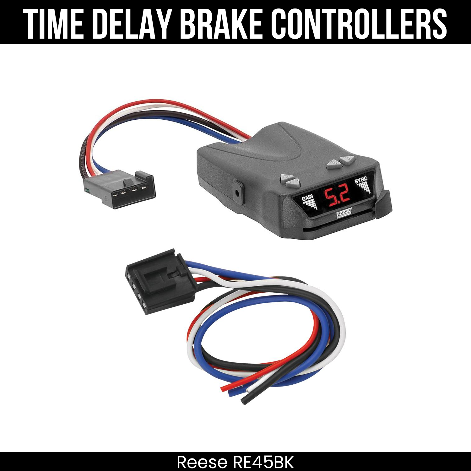 Reese Brakeman IV Brake Control , Plug Adapter