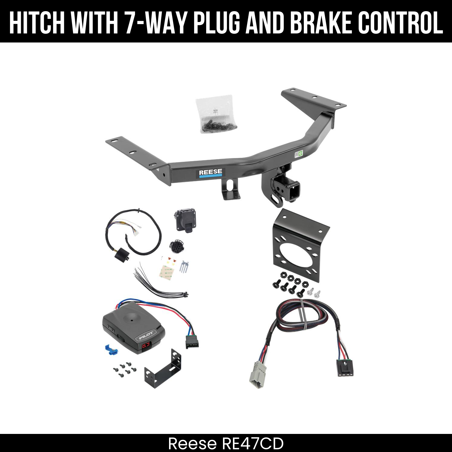 Trailer Hitch , 7-Way , Pro Series Pilot Brake Control