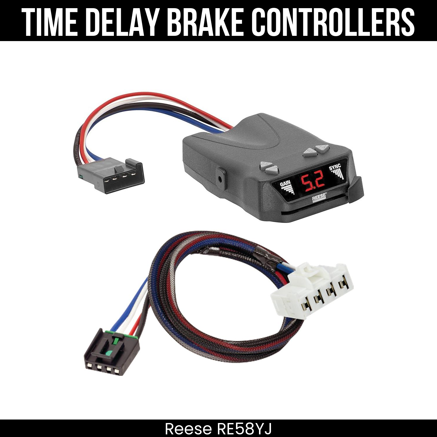 Reese Brakeman IV Brake Control , Plug Adapter