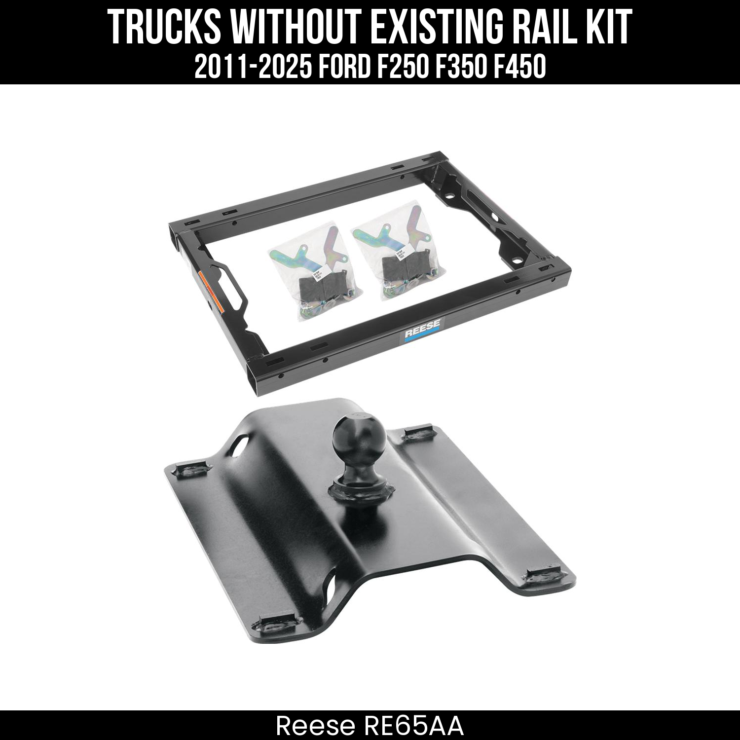 Rail Kit Adapter,5th Wheel Gooseneck Hitch