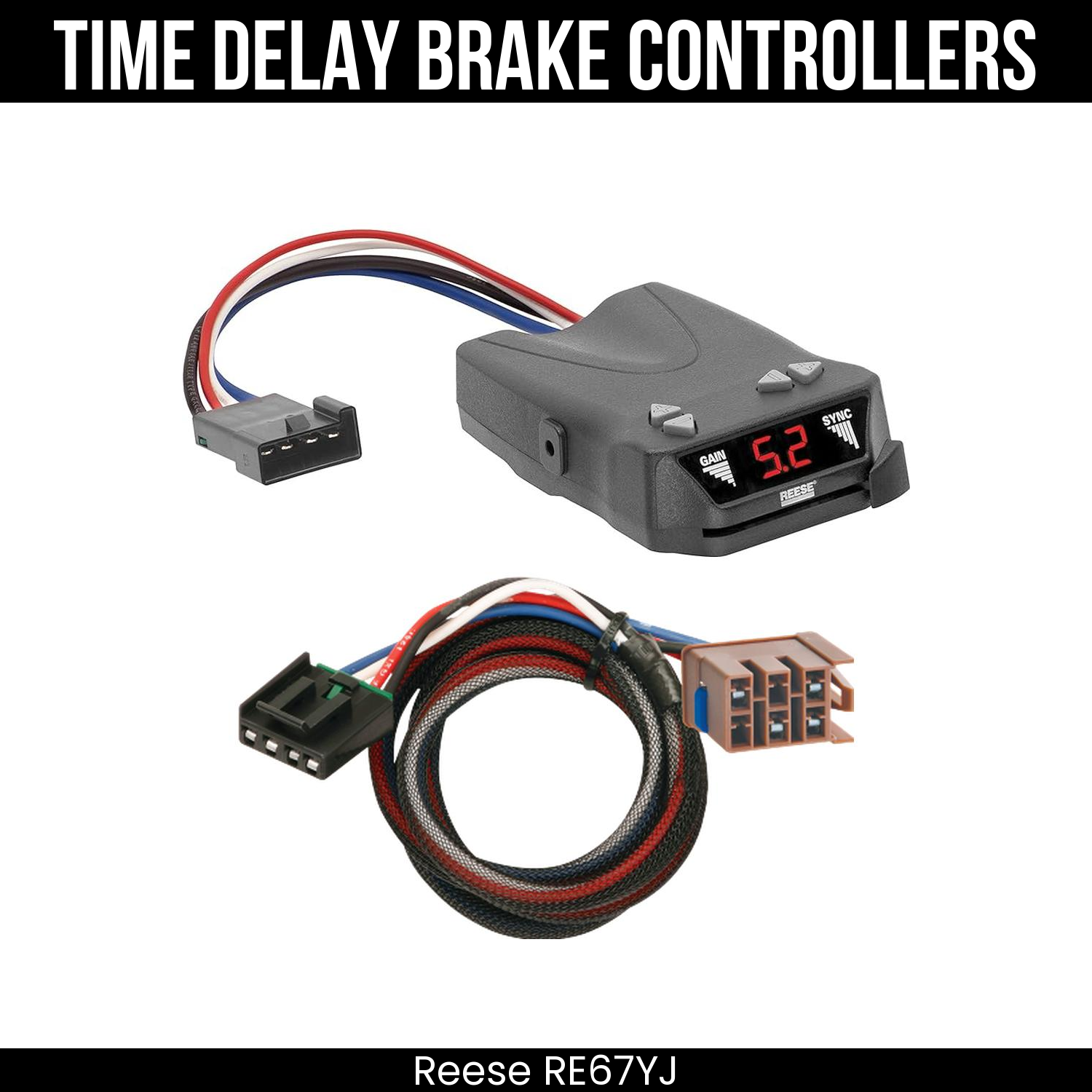 Reese Brakeman IV Brake Control , Plug Adapter