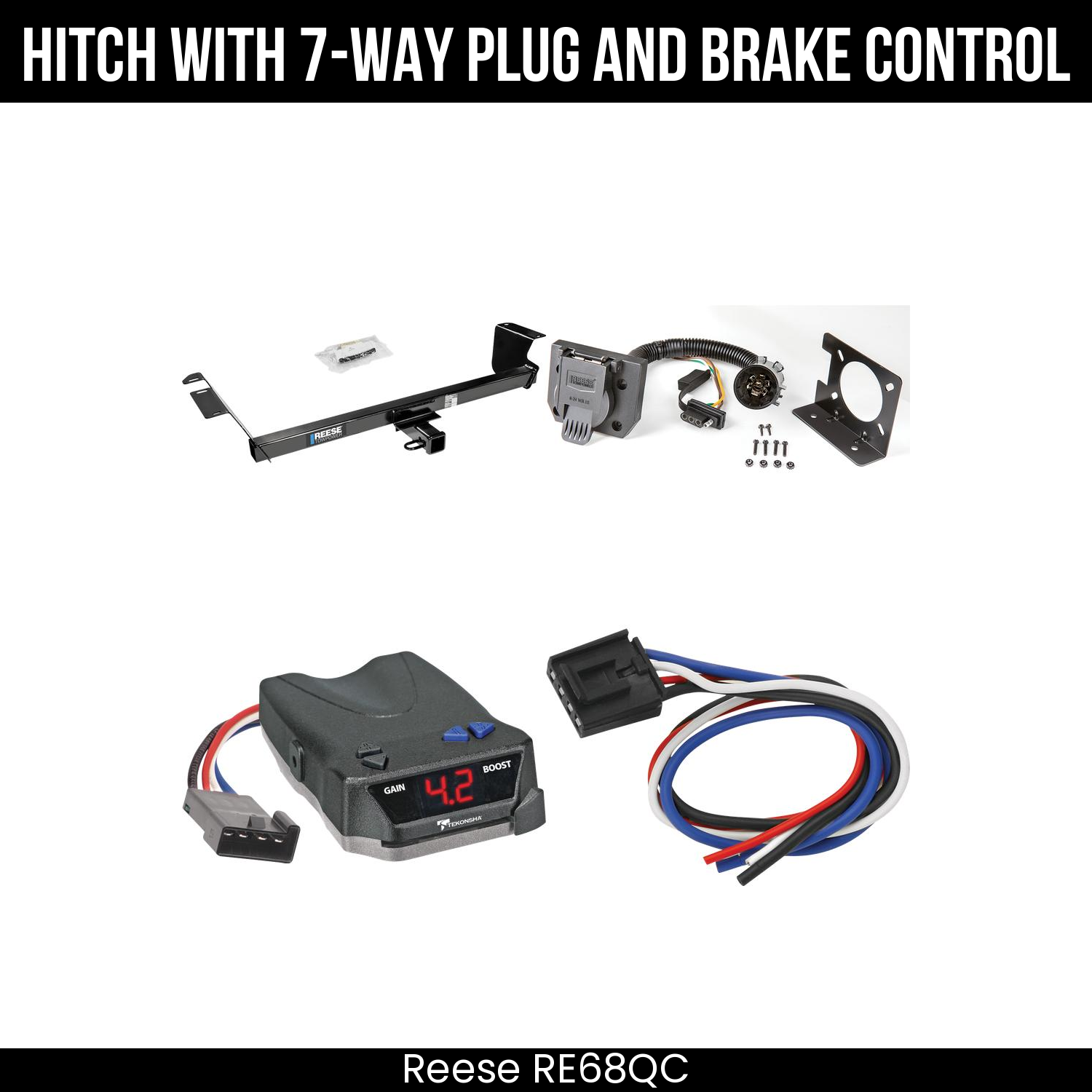 Trailer Hitch , 7-Way , Tekonsha Brake EVN Control