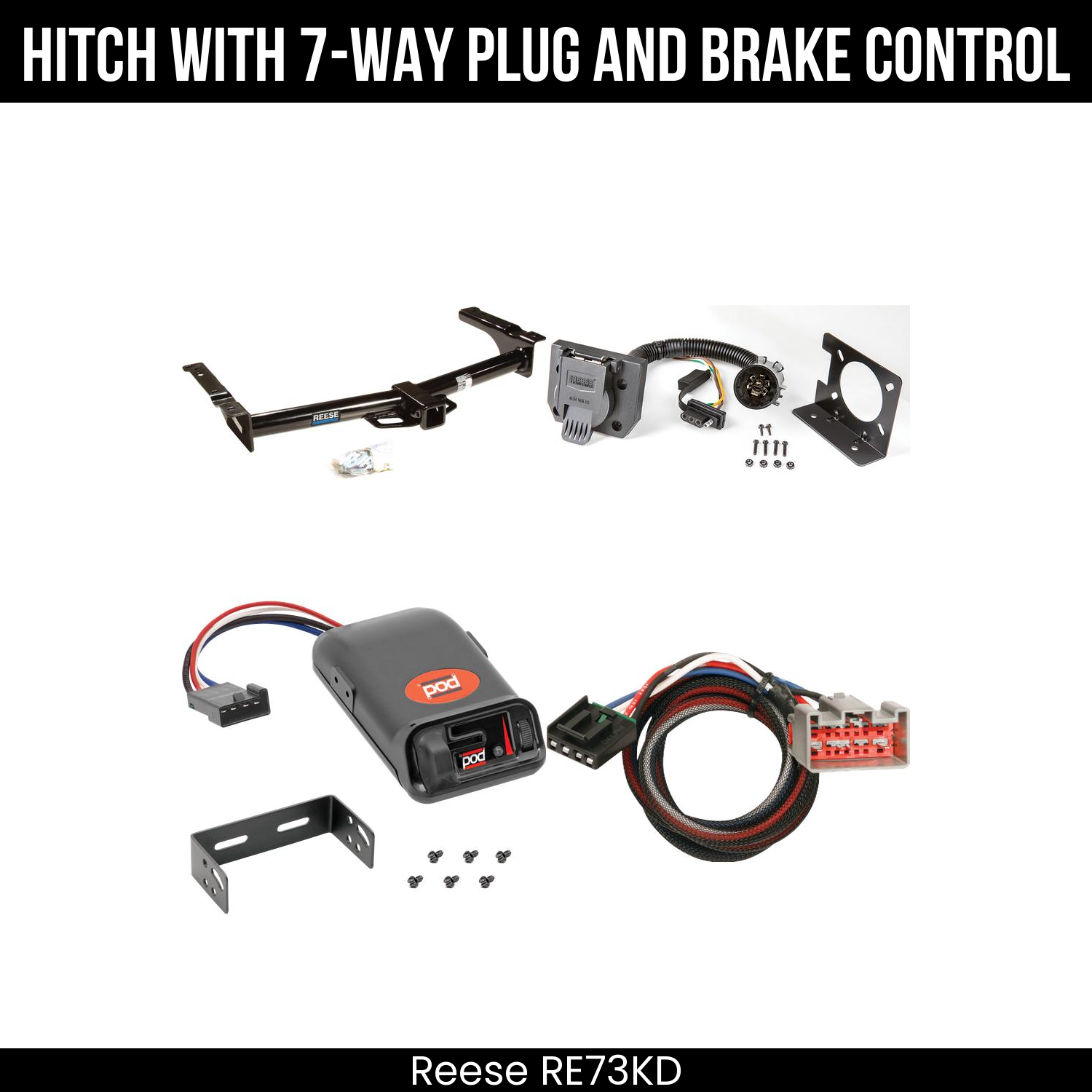 Trailer Hitch , 7-Way , Pro Series POD Brake Control