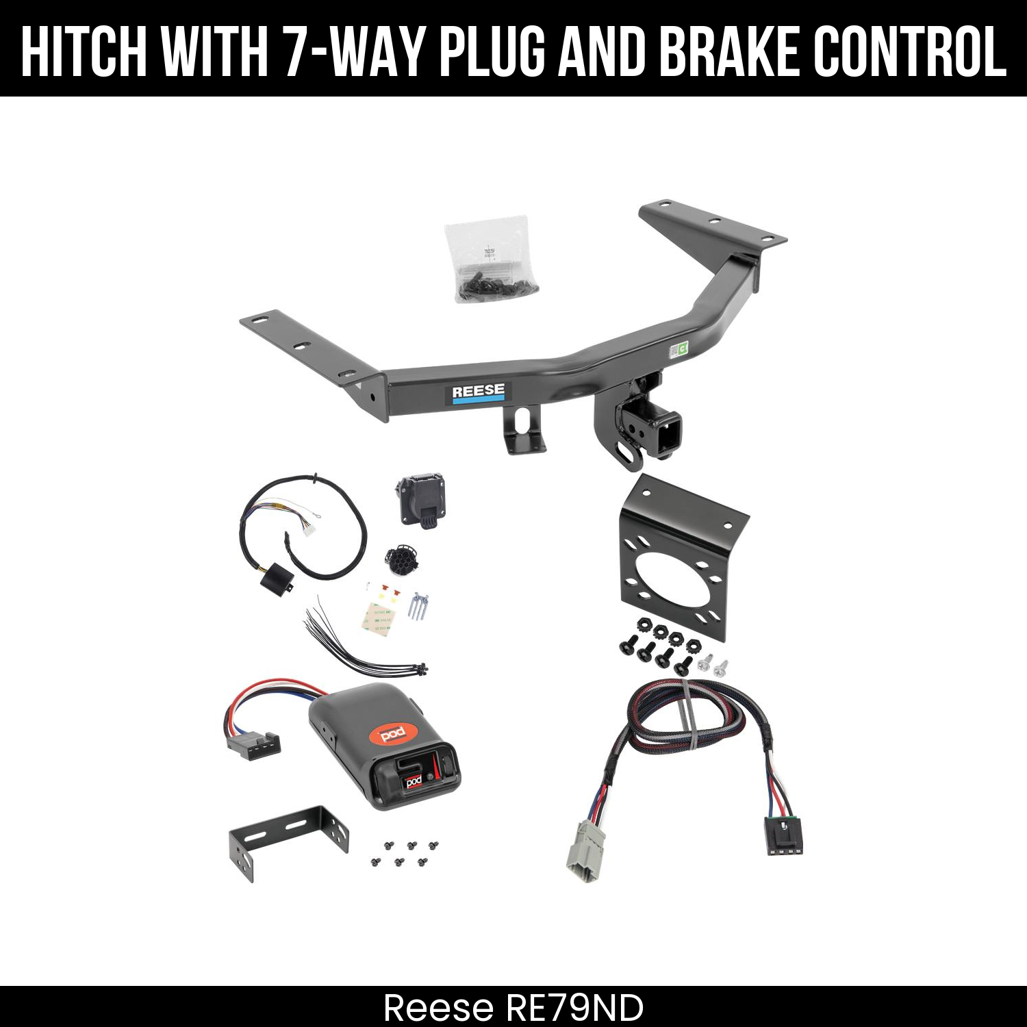Trailer Hitch , 7-Way , Pro Series POD Brake Control
