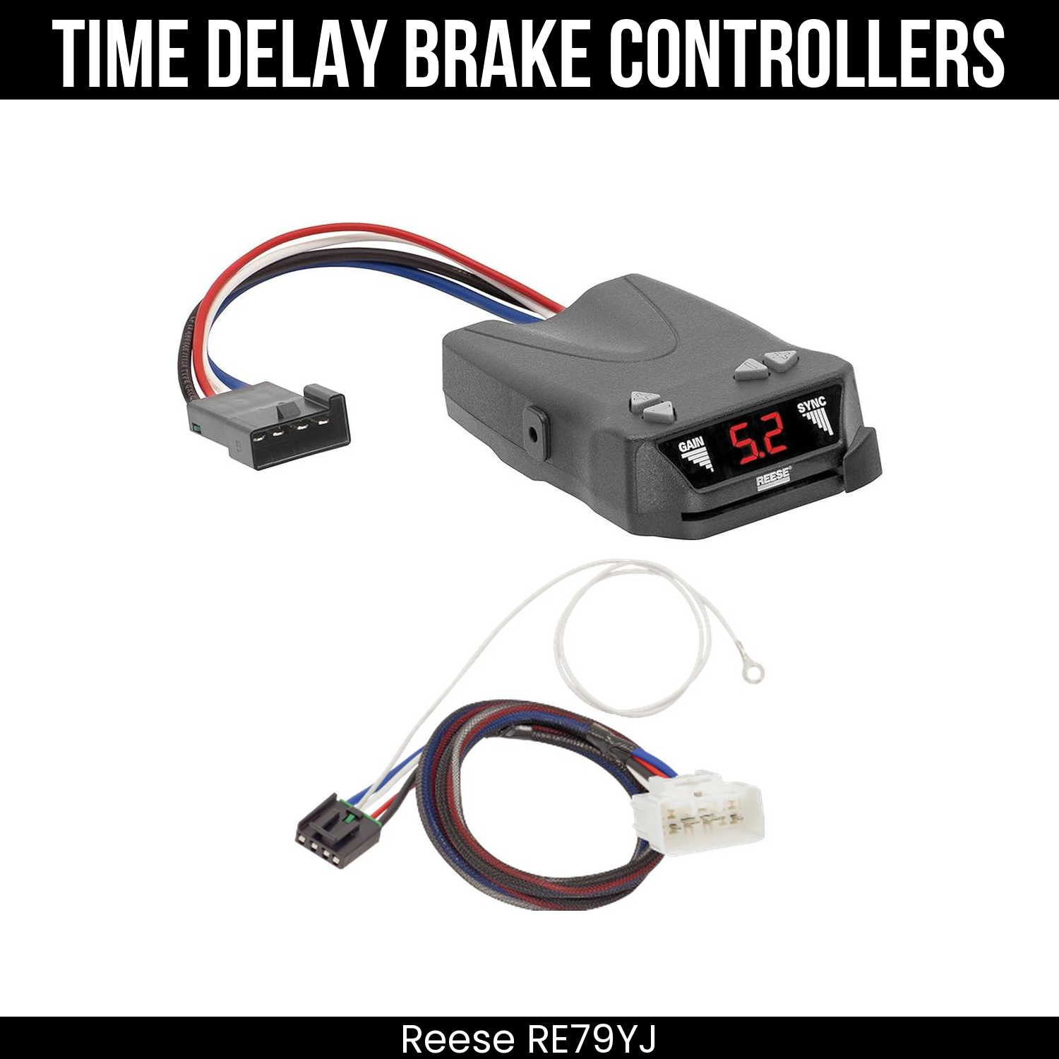 Reese Brakeman IV Brake Control , Plug Adapter