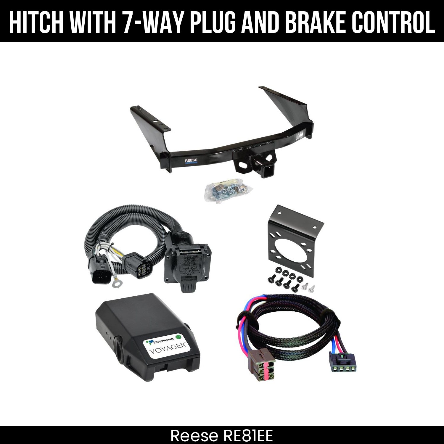 Trailer Hitch , 7-Way , Tekonsha Voyager Brake Control