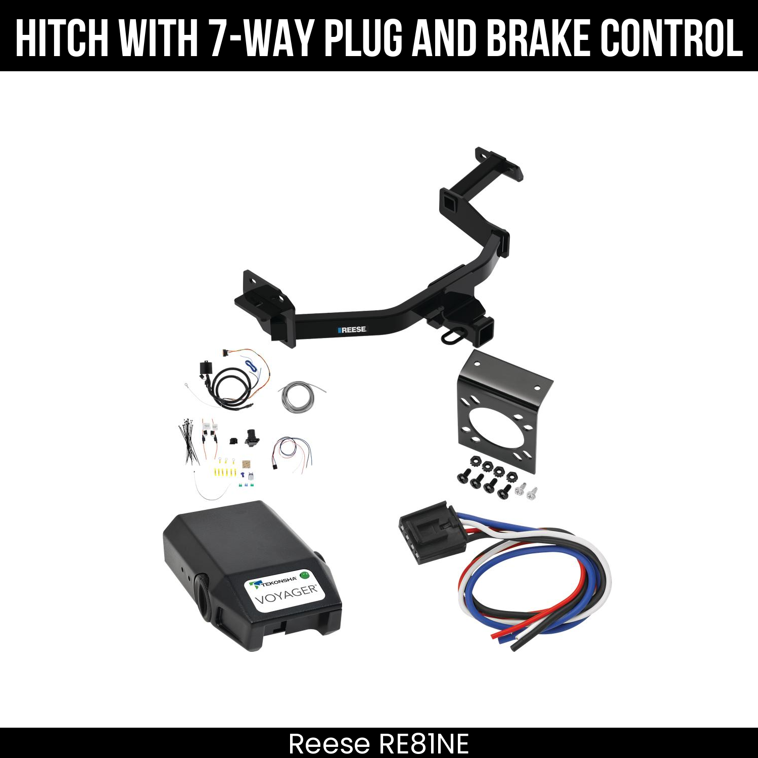 Trailer Hitch , 7-Way , Tekonsha Voyager Brake Control