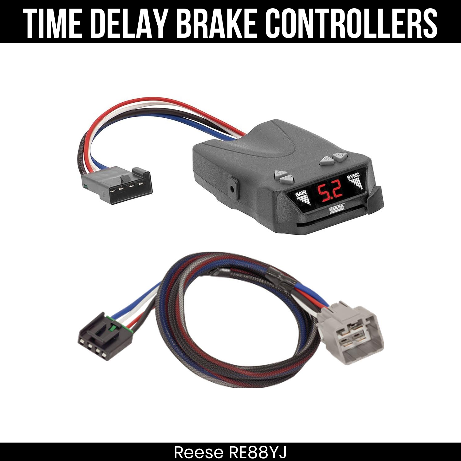 Reese Brakeman IV Brake Control , Plug Adapter