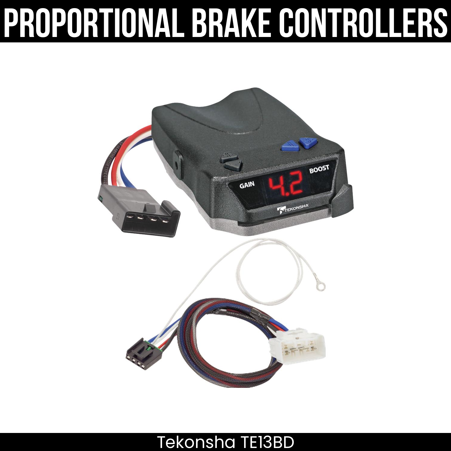Tekonsha Brake EVN Control , Plug Adapter