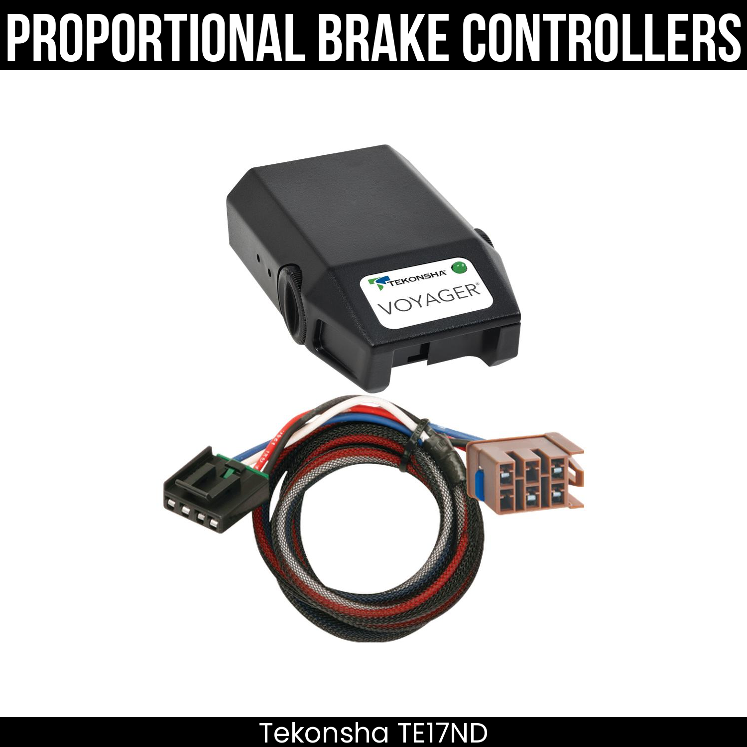 Tekonsha Voyager Brake Control , Plug Adapter