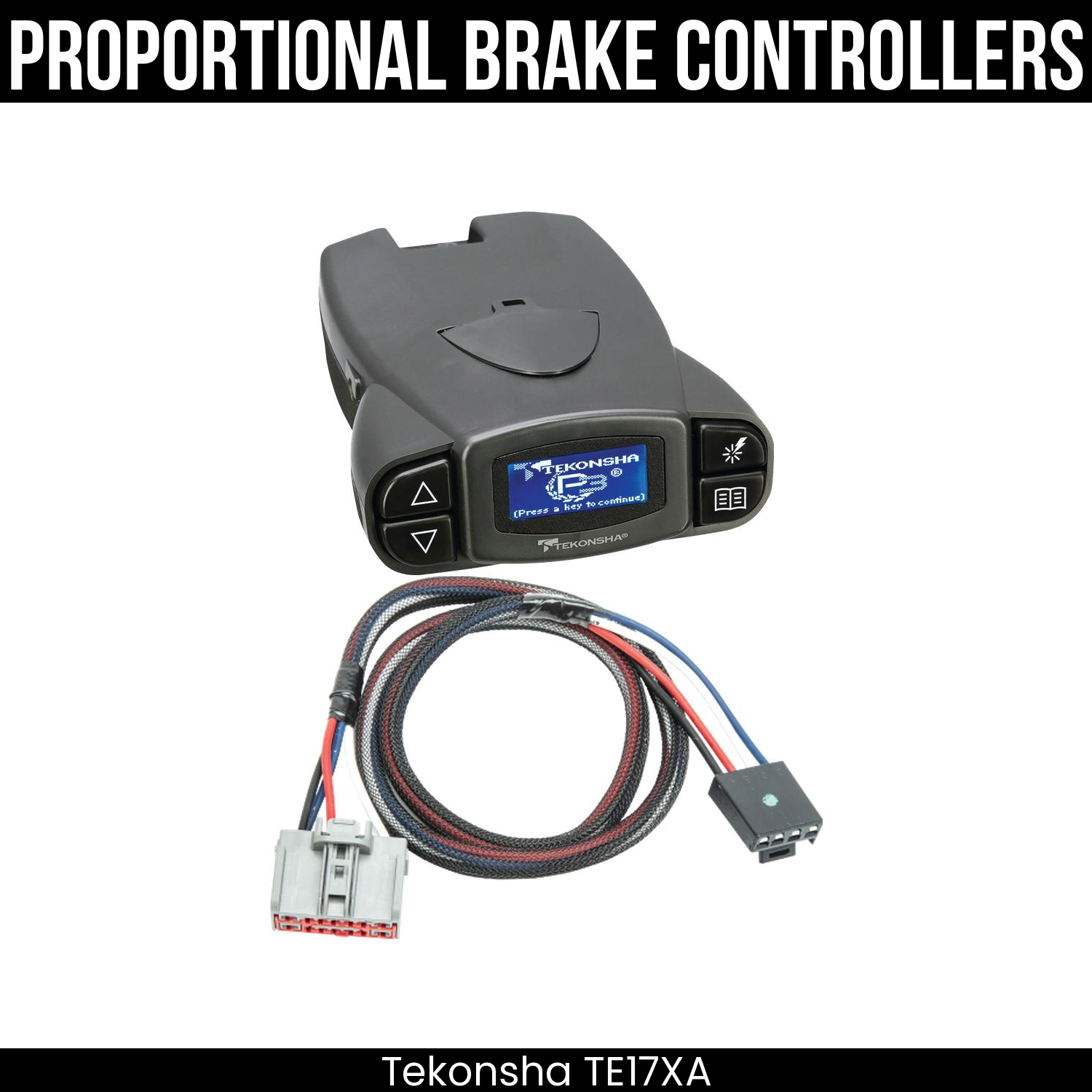 Tekonsha Prodigy P3 Brake Control , Plug Adapter