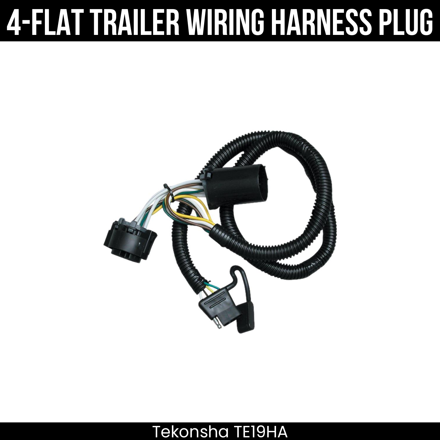 Trailer Wiring 4-Flat Plug Only