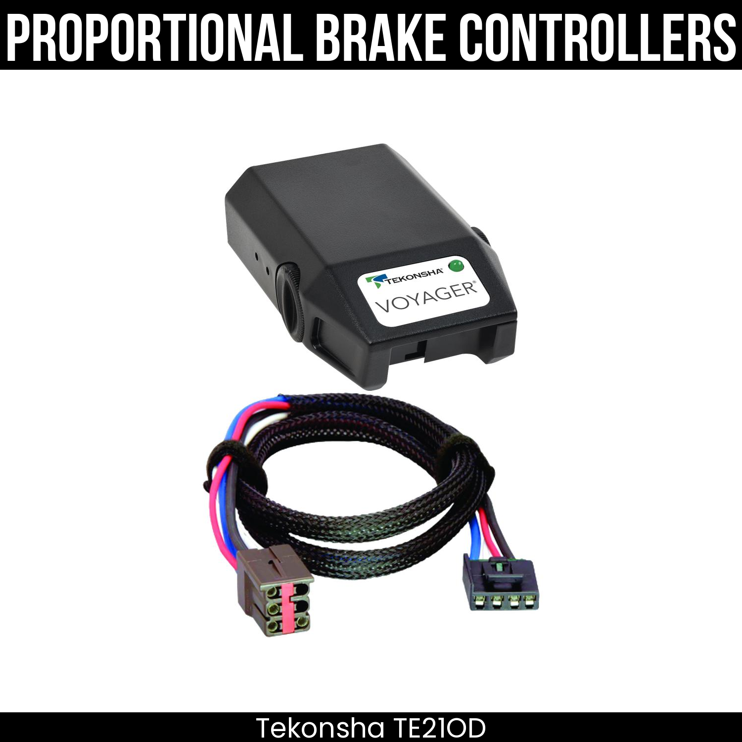 Tekonsha Voyager Brake Control , Plug Adapter