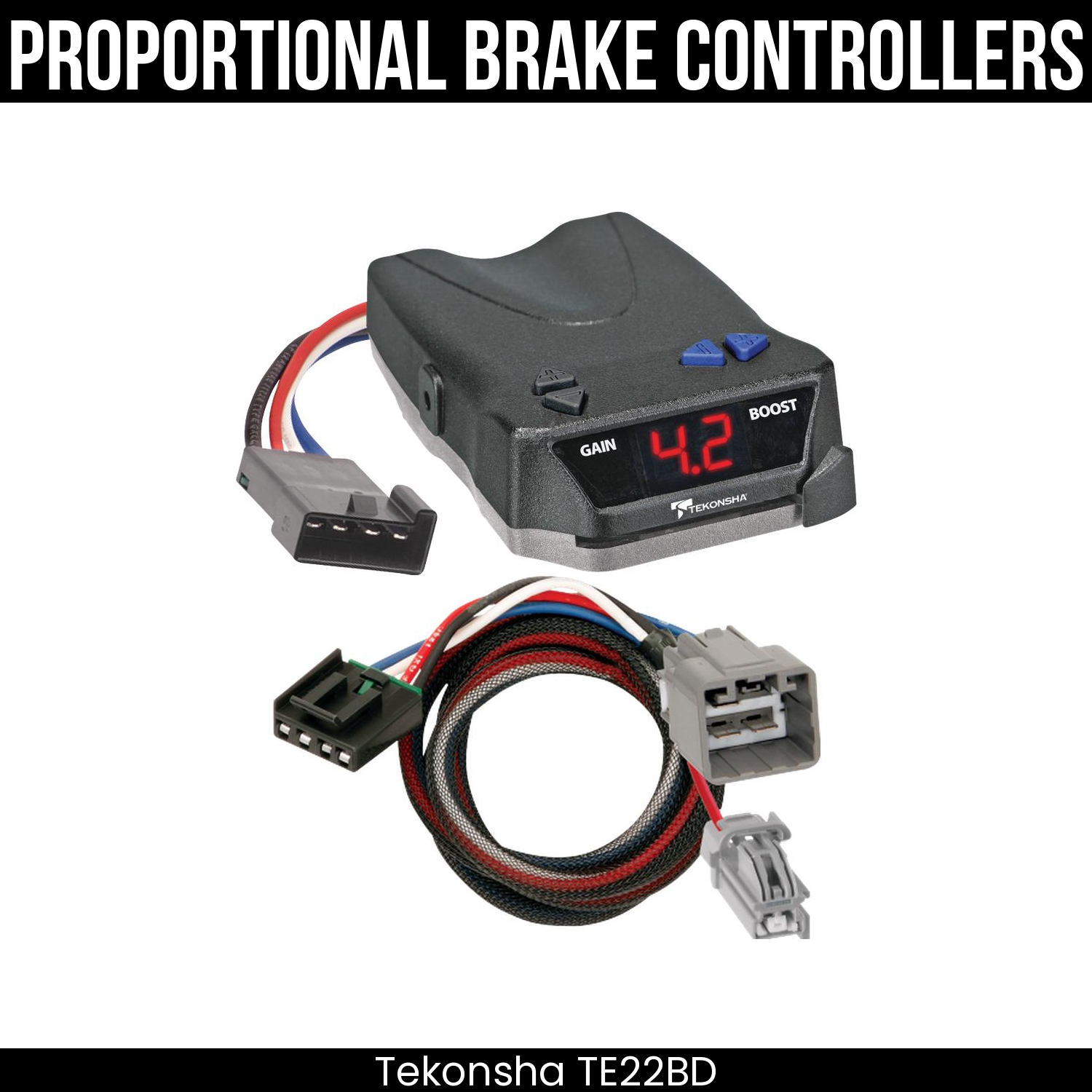 Tekonsha Brake EVN Control , Plug Adapter