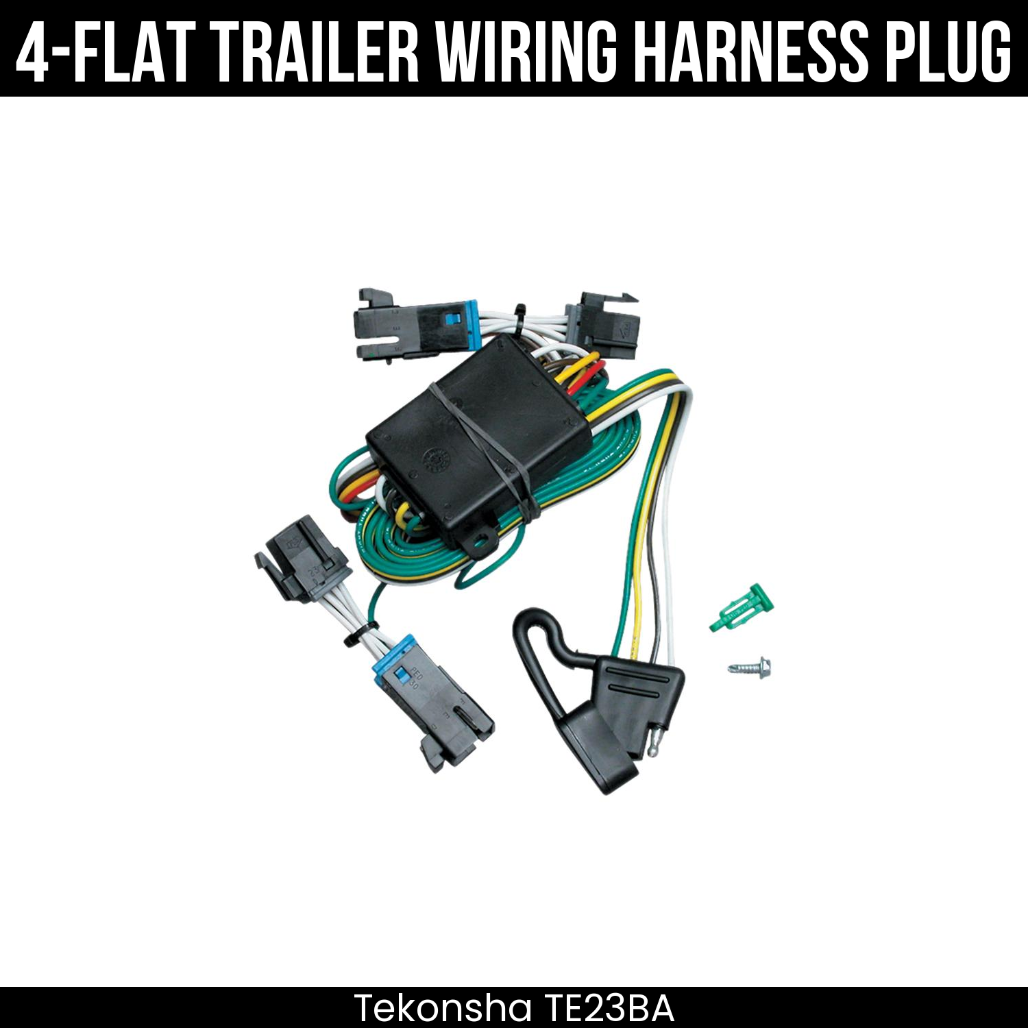 Trailer Wiring 4-Flat Plug Only