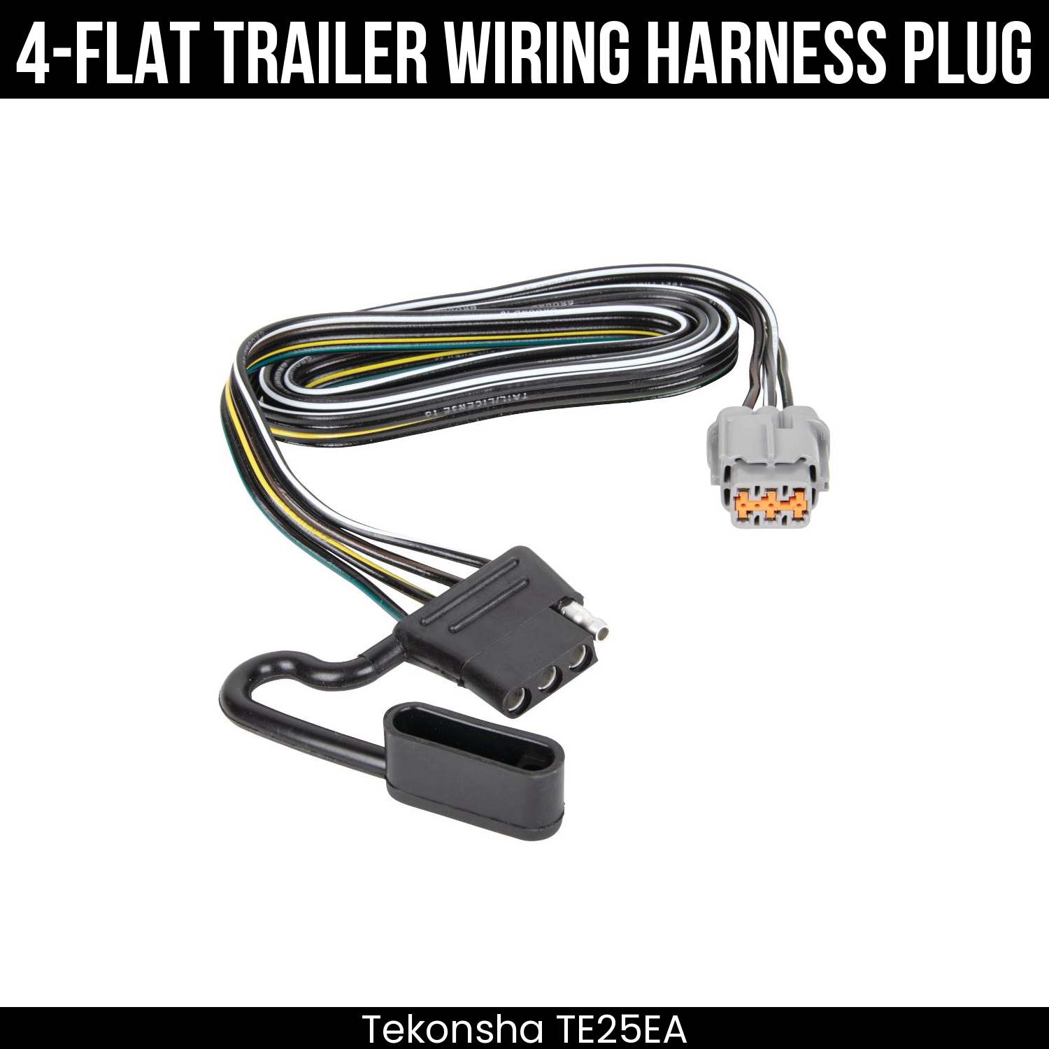 Trailer Wiring 4-Flat Plug Only