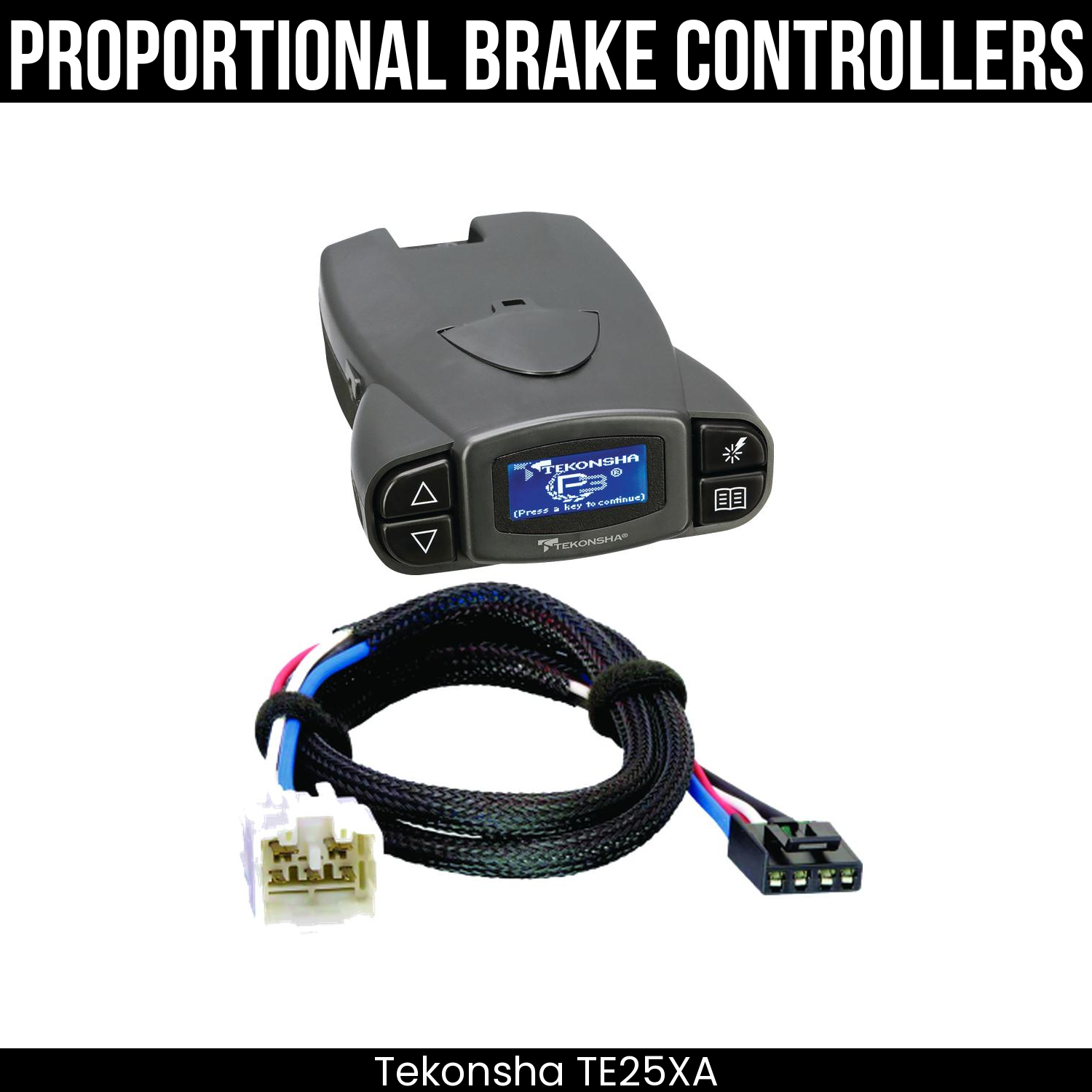 Tekonsha Prodigy P3 Brake Control , Plug Adapter