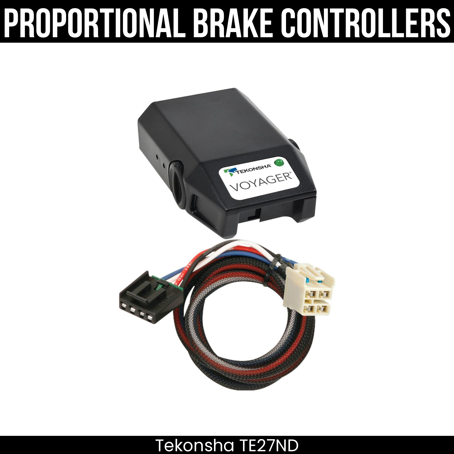Tekonsha Voyager Brake Control , Plug Adapter