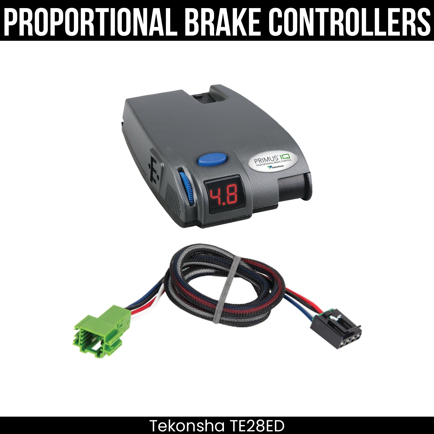 Tekonsha Primus IQ Brake Control , Plug Adapter