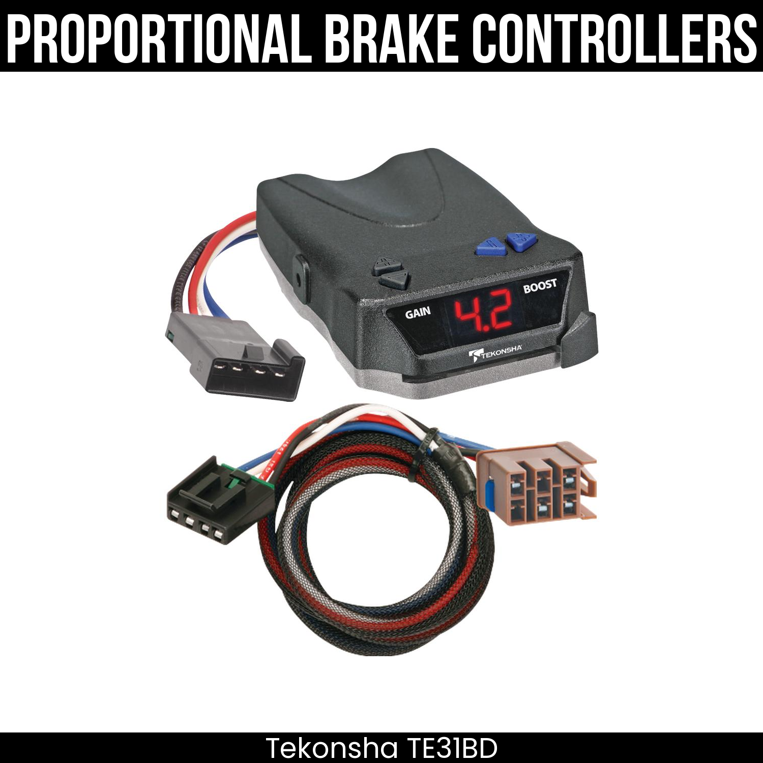 Tekonsha Brake EVN Control , Plug Adapter