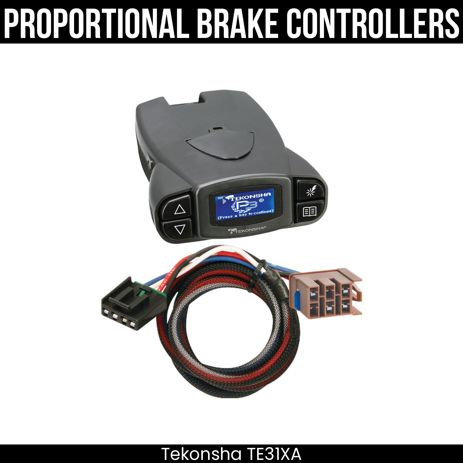 Tekonsha Prodigy P3 Brake Control , Plug Adapter