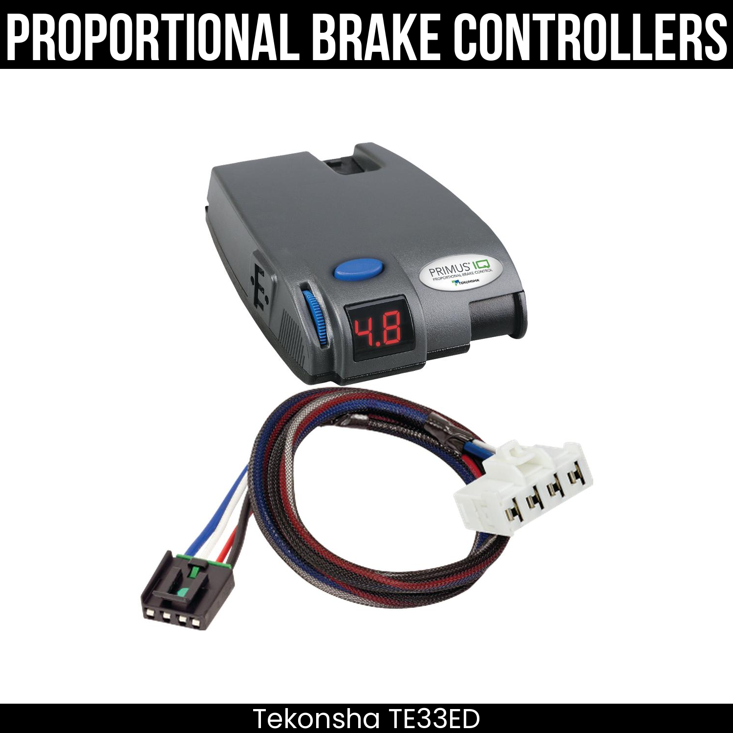 Tekonsha Primus IQ Brake Control , Plug Adapter