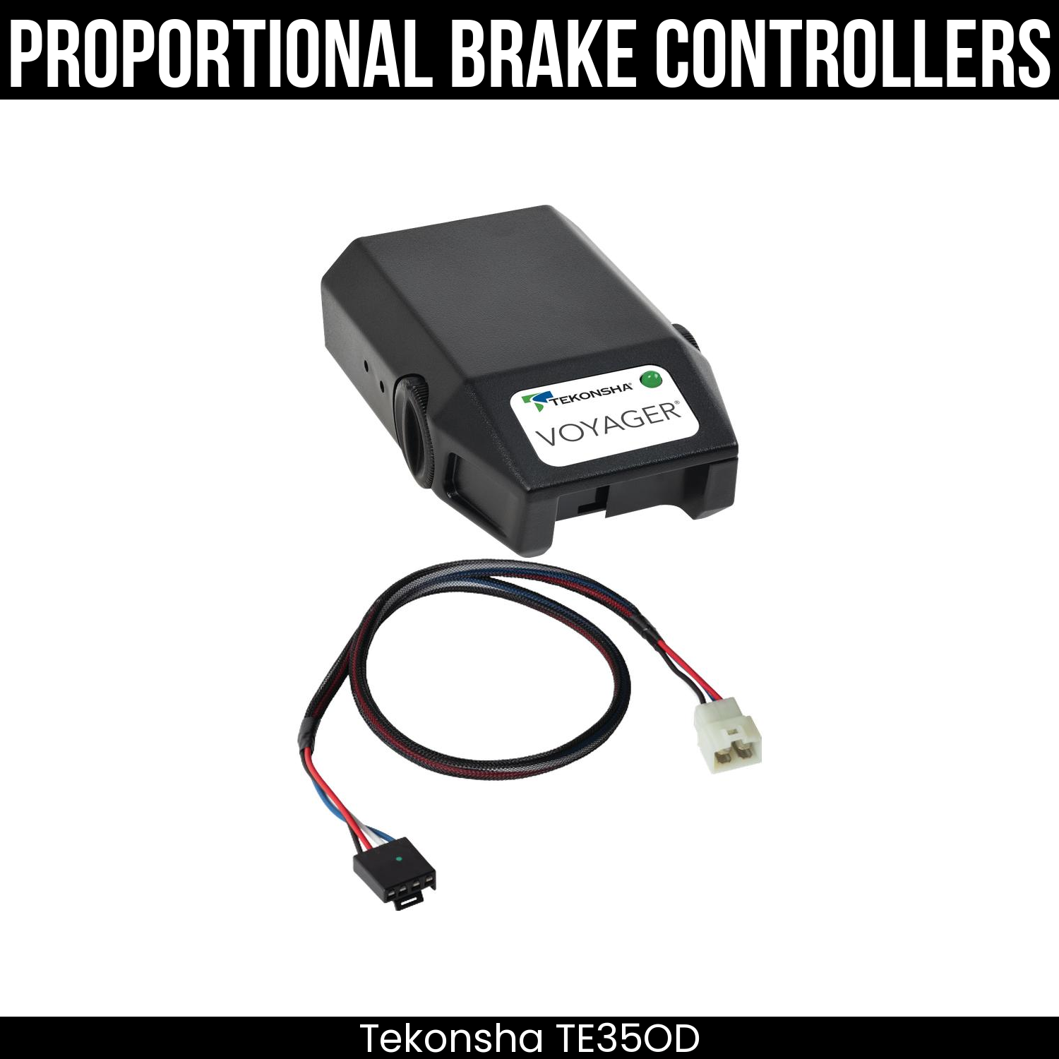 Tekonsha Voyager Brake Control , Plug Adapter