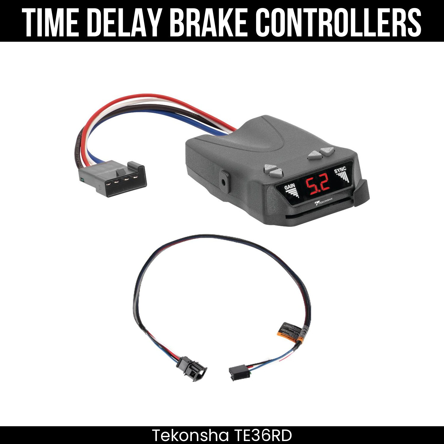 Tekonsha Brakeman IV Brake Control , Plug Adapter