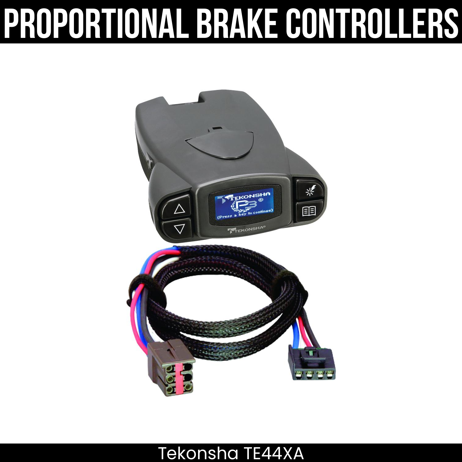 Tekonsha Prodigy P3 Brake Control , Plug Adapter