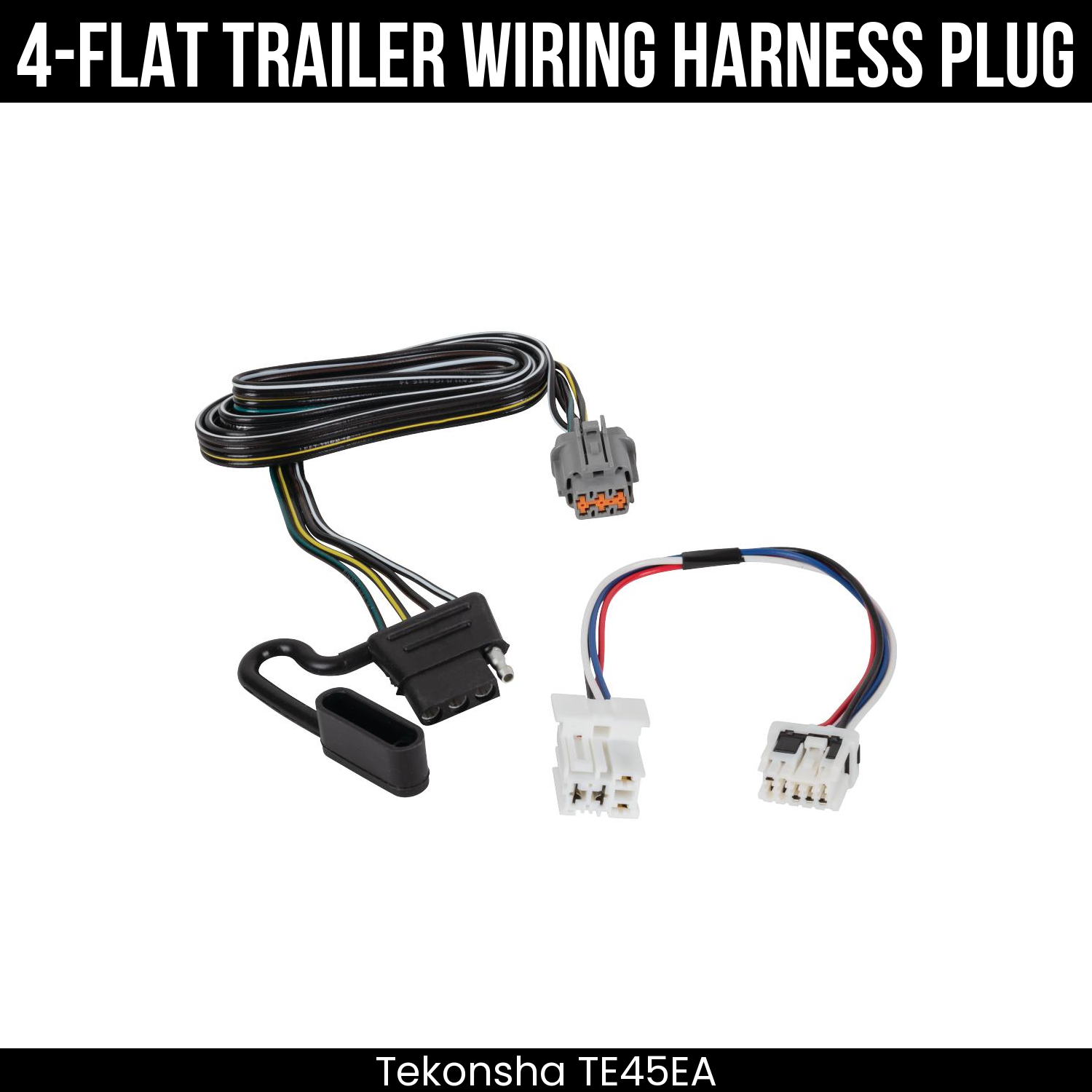 Trailer Wiring 4-Flat Plug Only