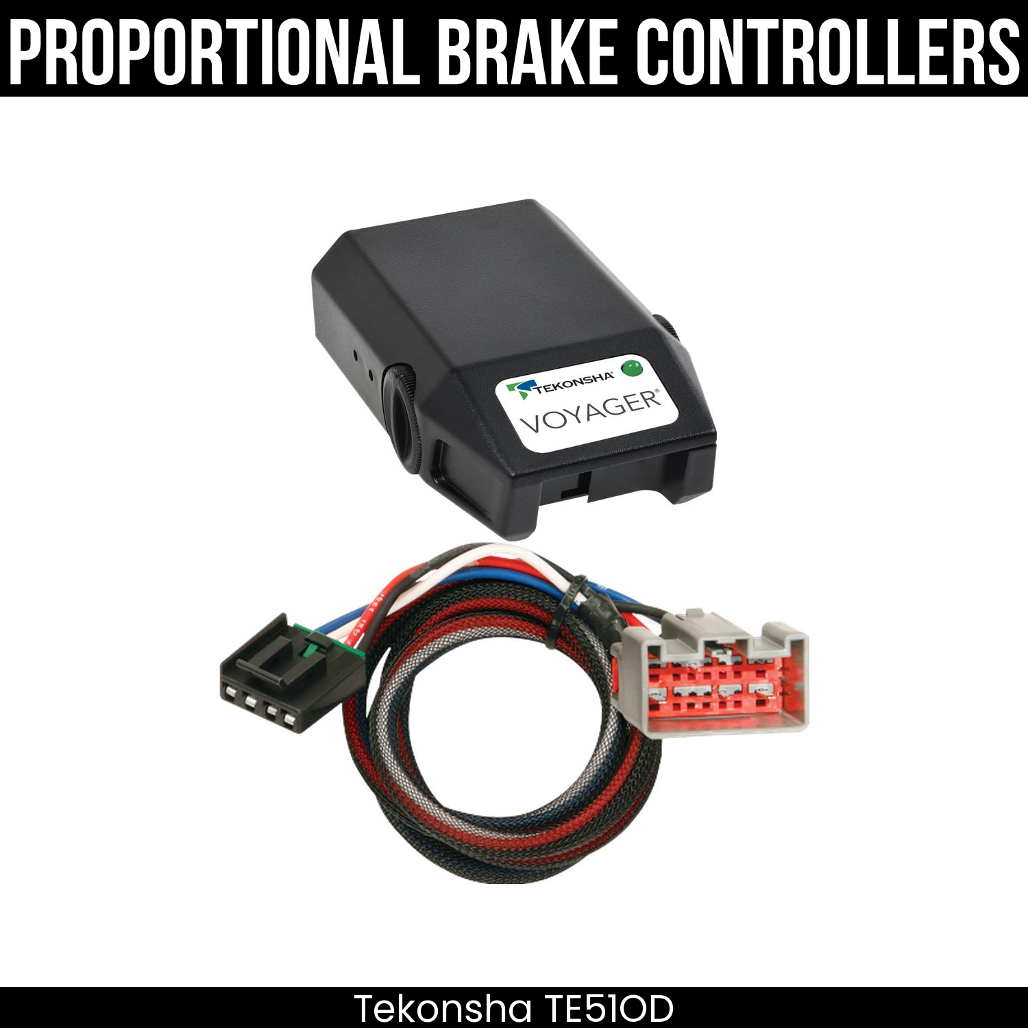 Tekonsha Voyager Brake Control , Plug Adapter