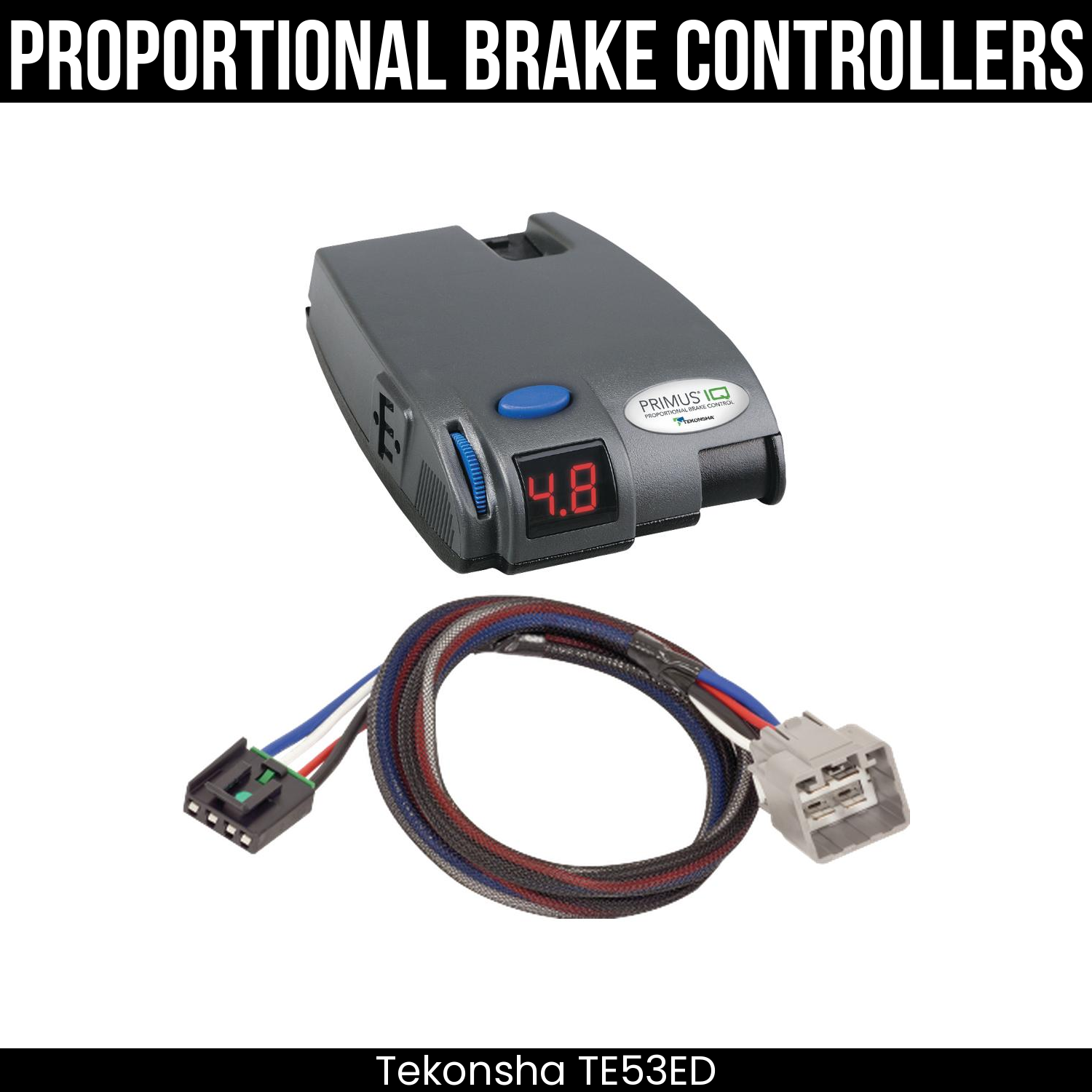 Tekonsha Primus IQ Brake Control , Plug Adapter