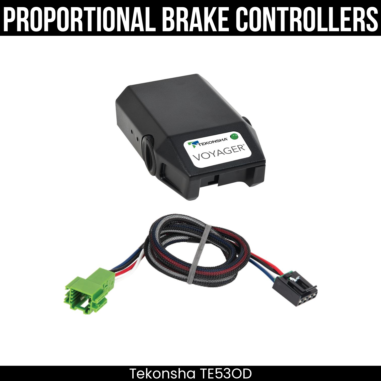 Tekonsha Voyager Brake Control , Plug Adapter