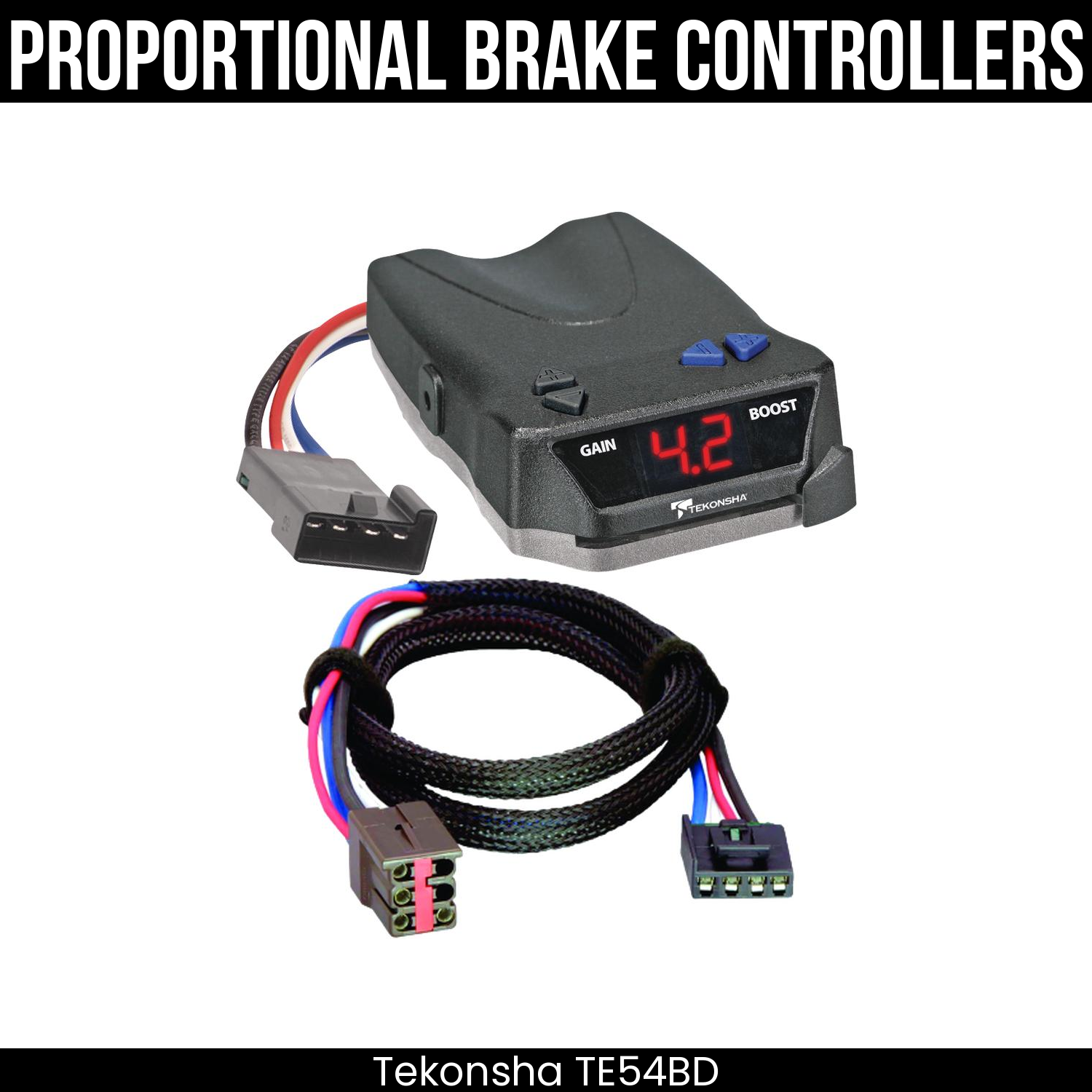 Tekonsha Brake EVN Control , Plug Adapter