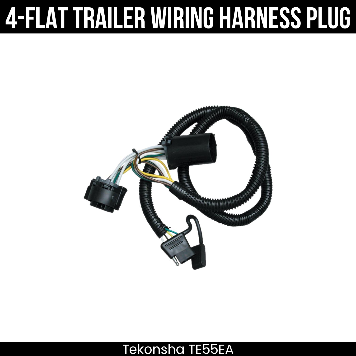 Trailer Wiring 4-Flat Plug Only