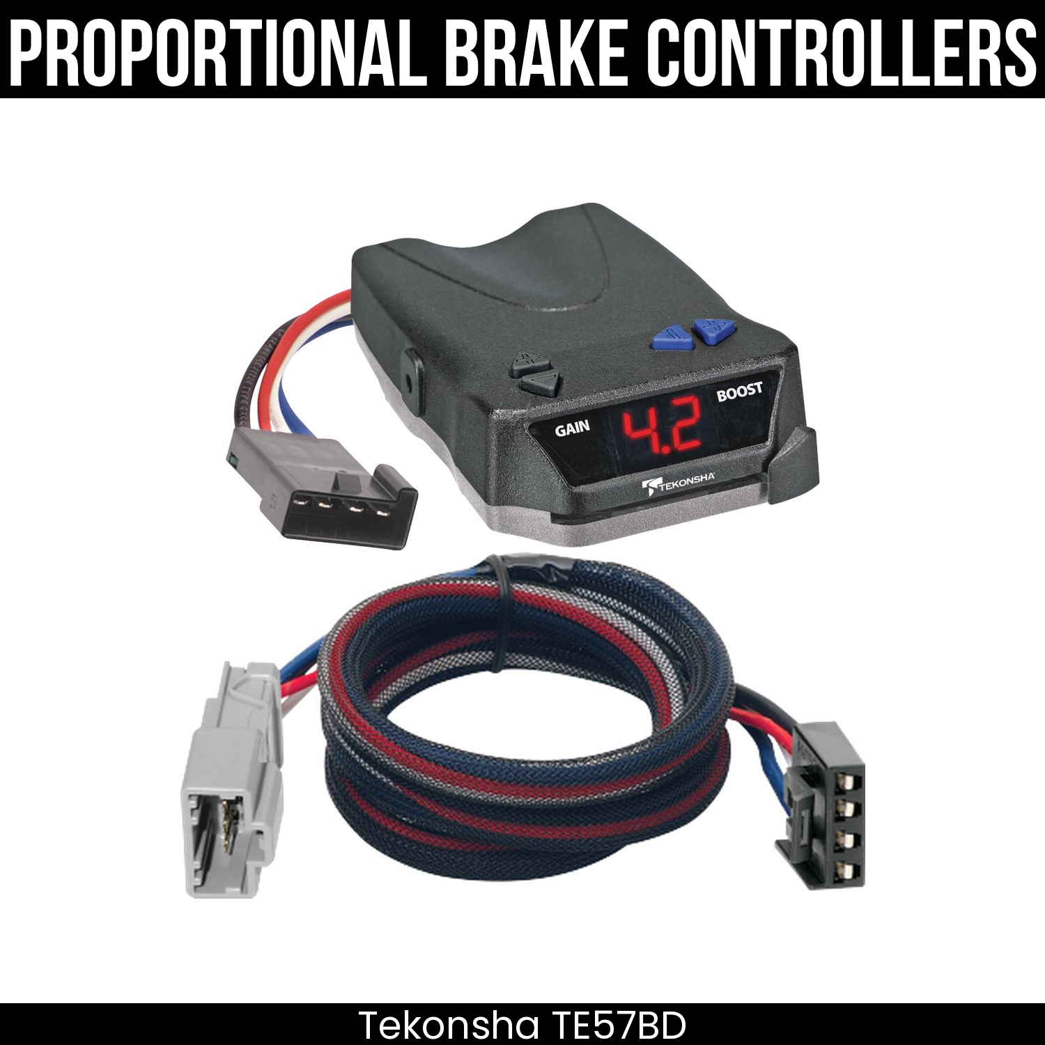 Tekonsha Brake EVN Control , Plug Adapter