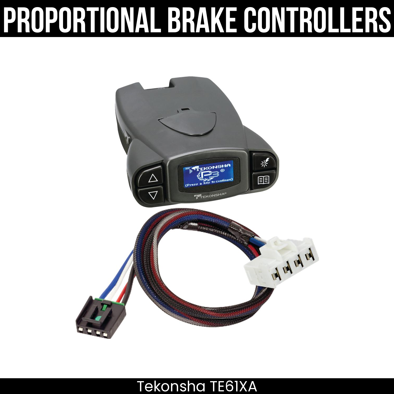 Tekonsha Prodigy P3 Brake Control , Plug Adapter