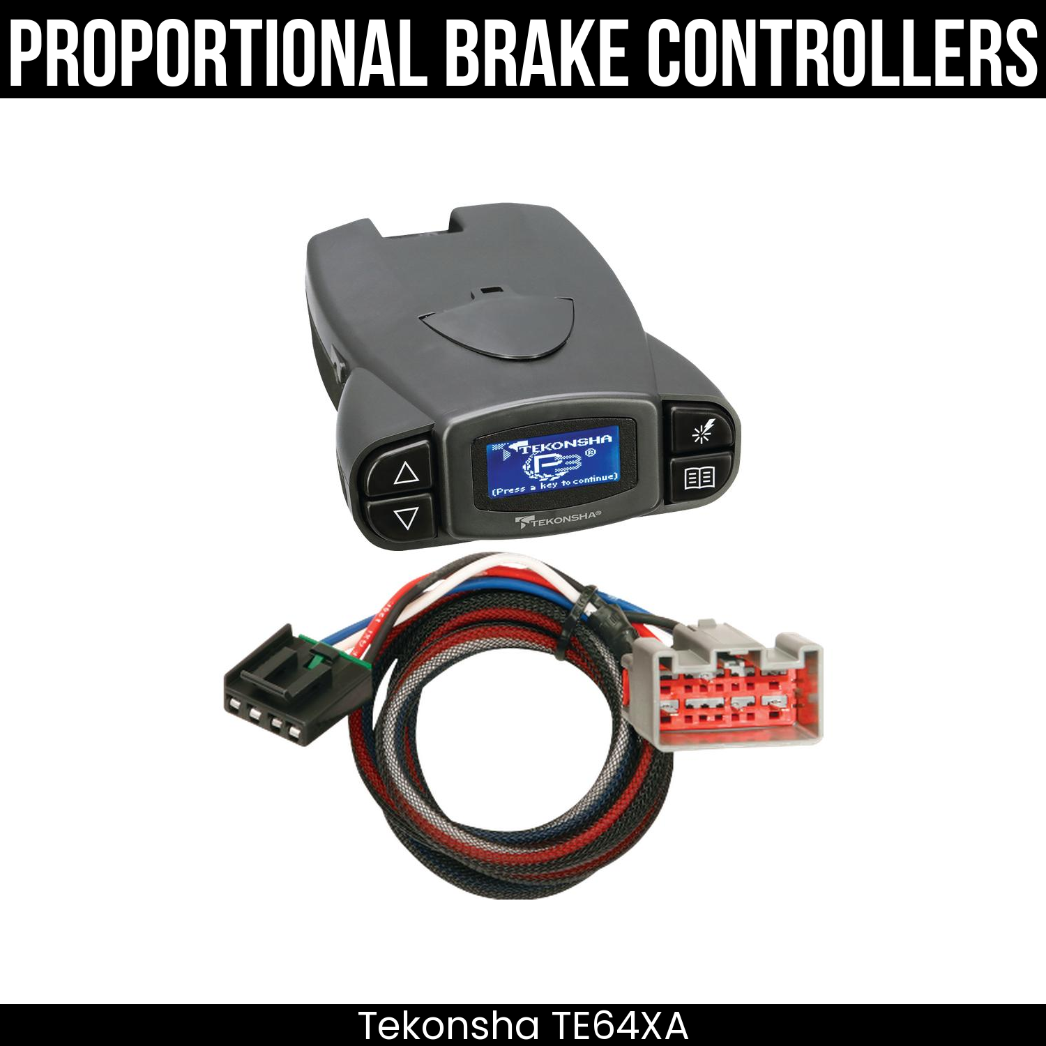 Tekonsha Prodigy P3 Brake Control , Plug Adapter