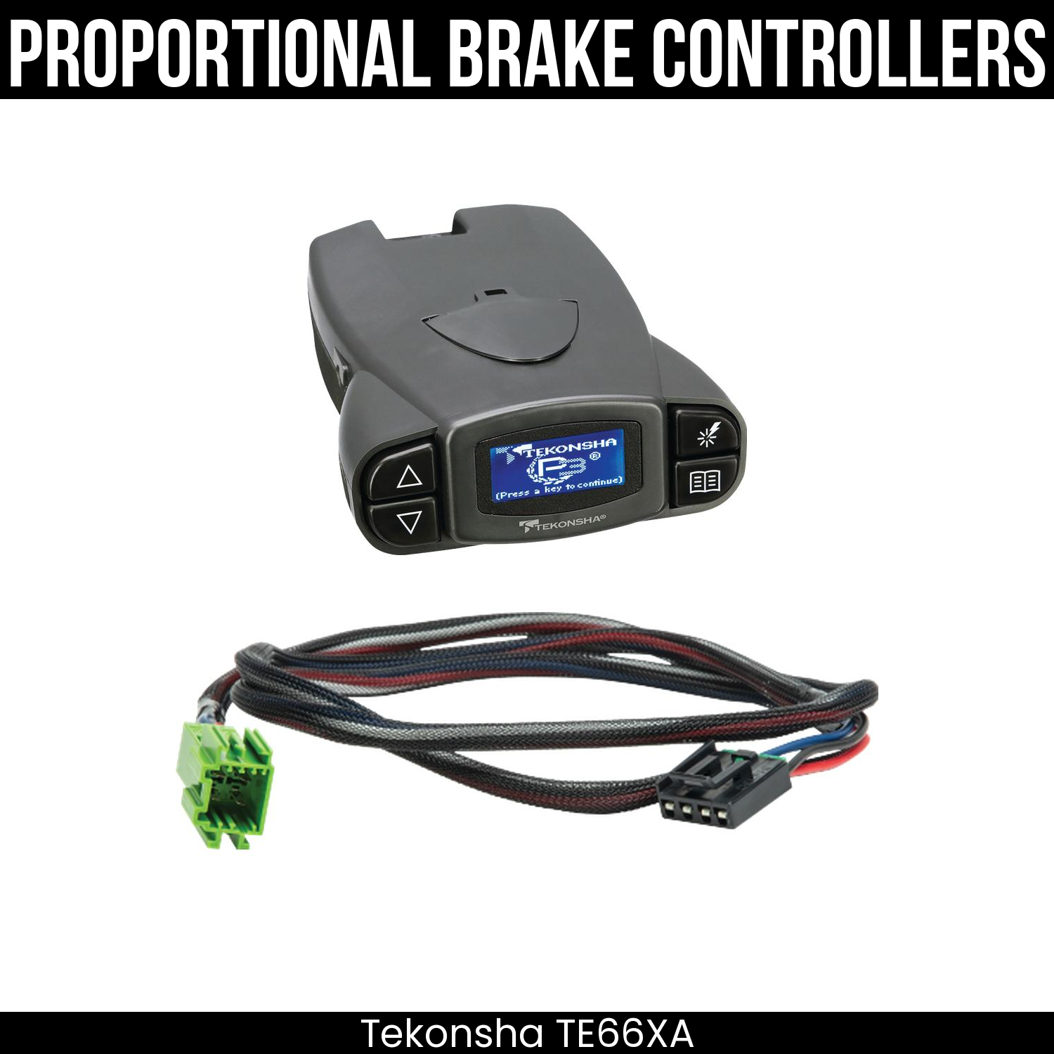Tekonsha Prodigy P3 Brake Control , Plug Adapter