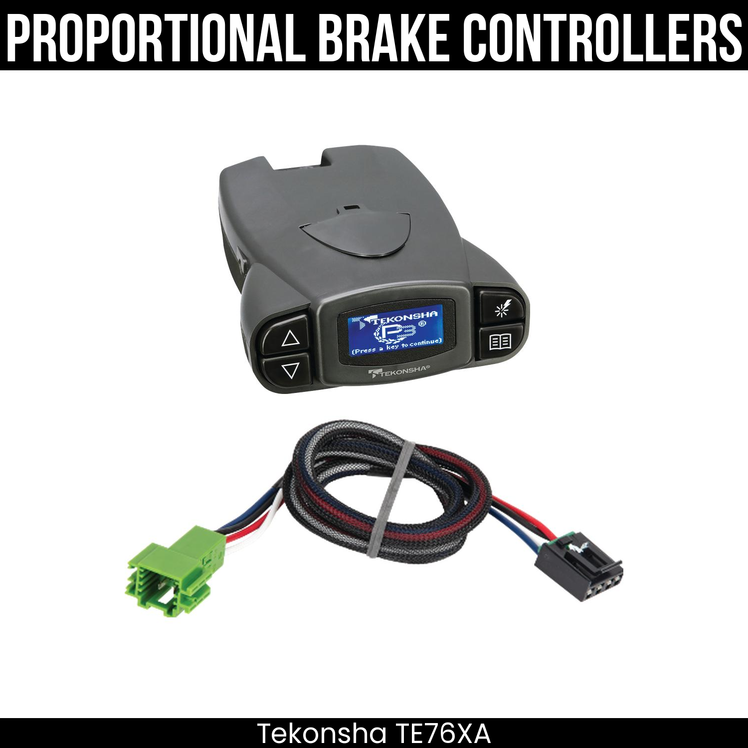 Tekonsha Prodigy P3 Brake Control , Plug Adapter