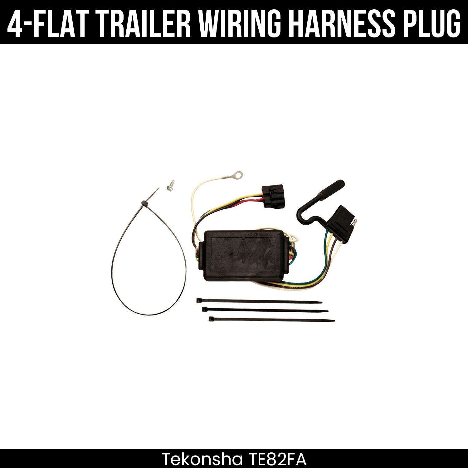 Trailer Wiring 4-Flat Plug Only