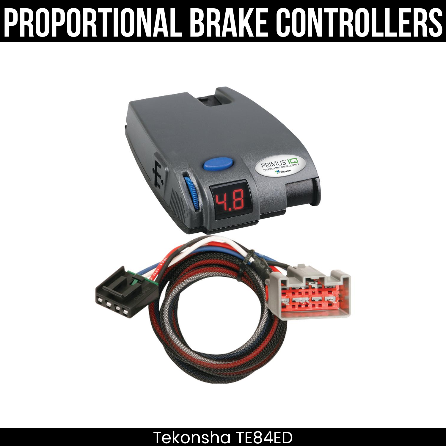 Tekonsha Primus IQ Brake Control , Plug Adapter