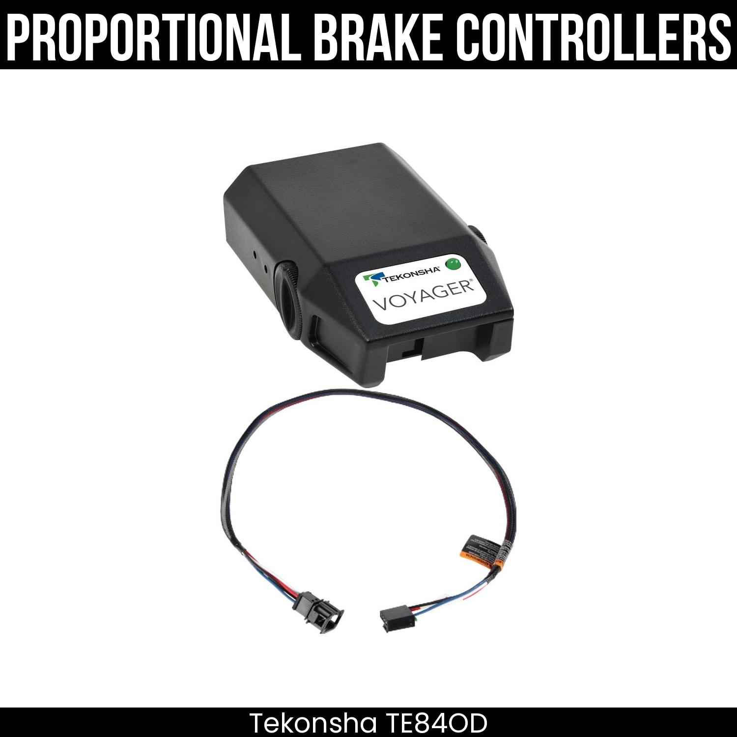 Tekonsha Voyager Brake Control , Plug Adapter