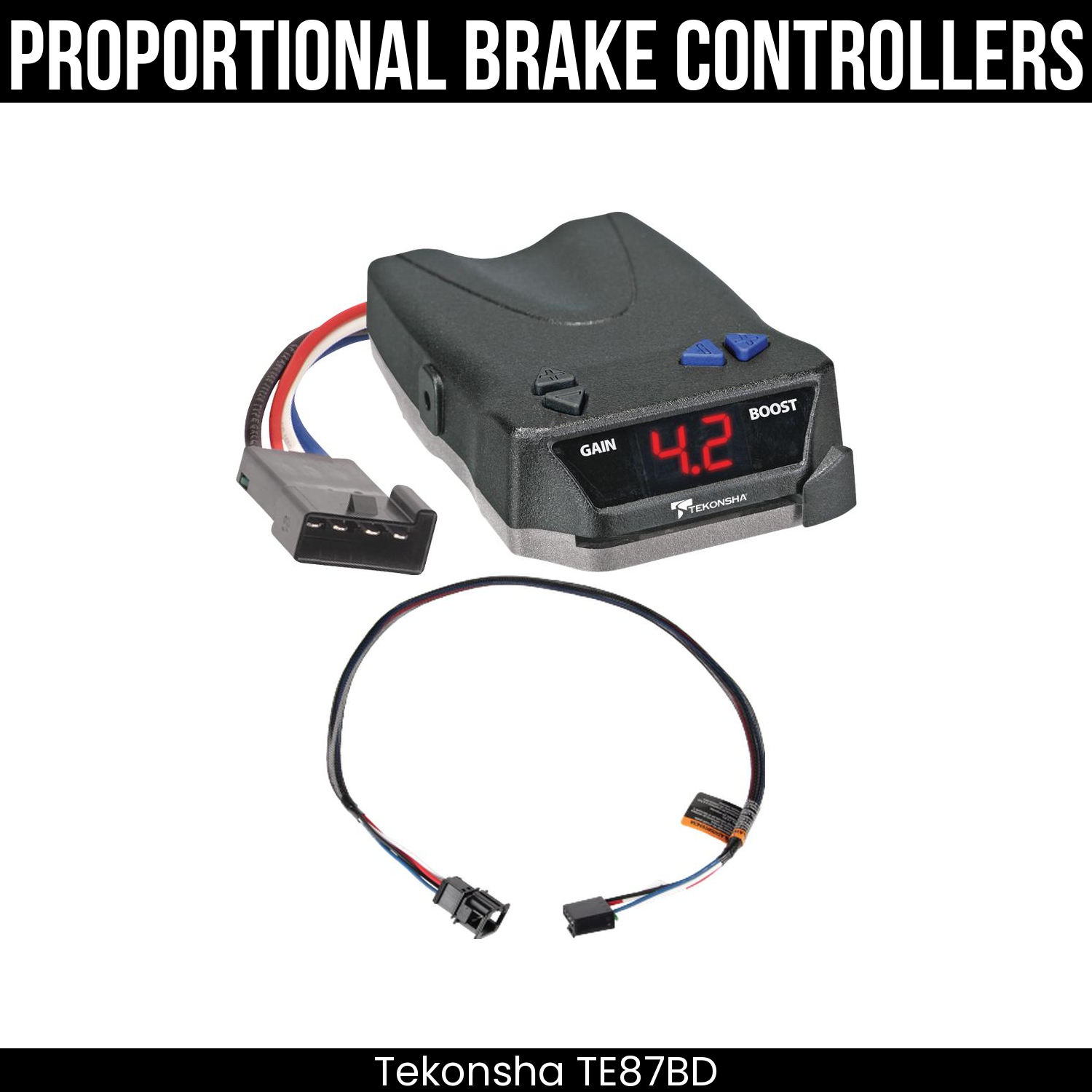 Tekonsha Brake EVN Control , Plug Adapter