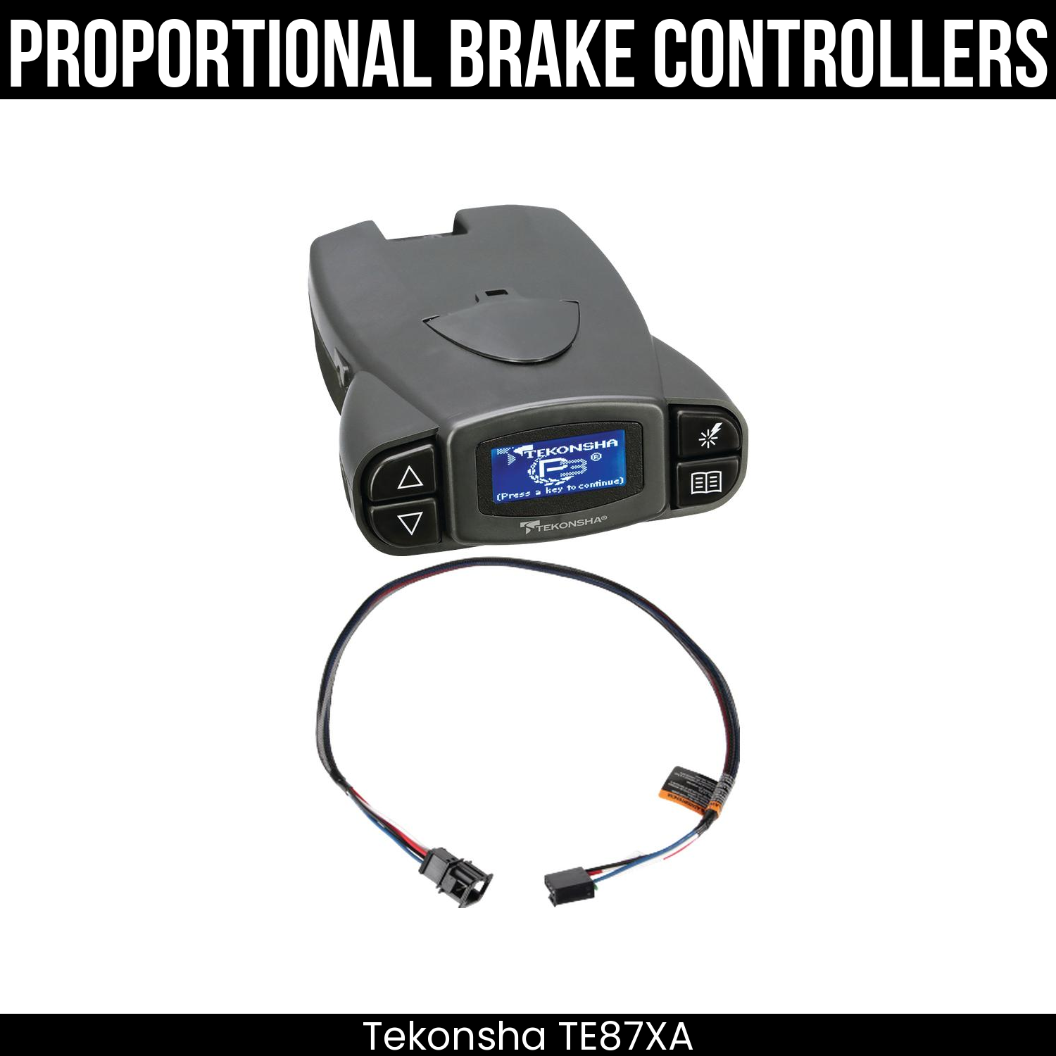 Tekonsha Prodigy P3 Brake Control , Plug Adapter