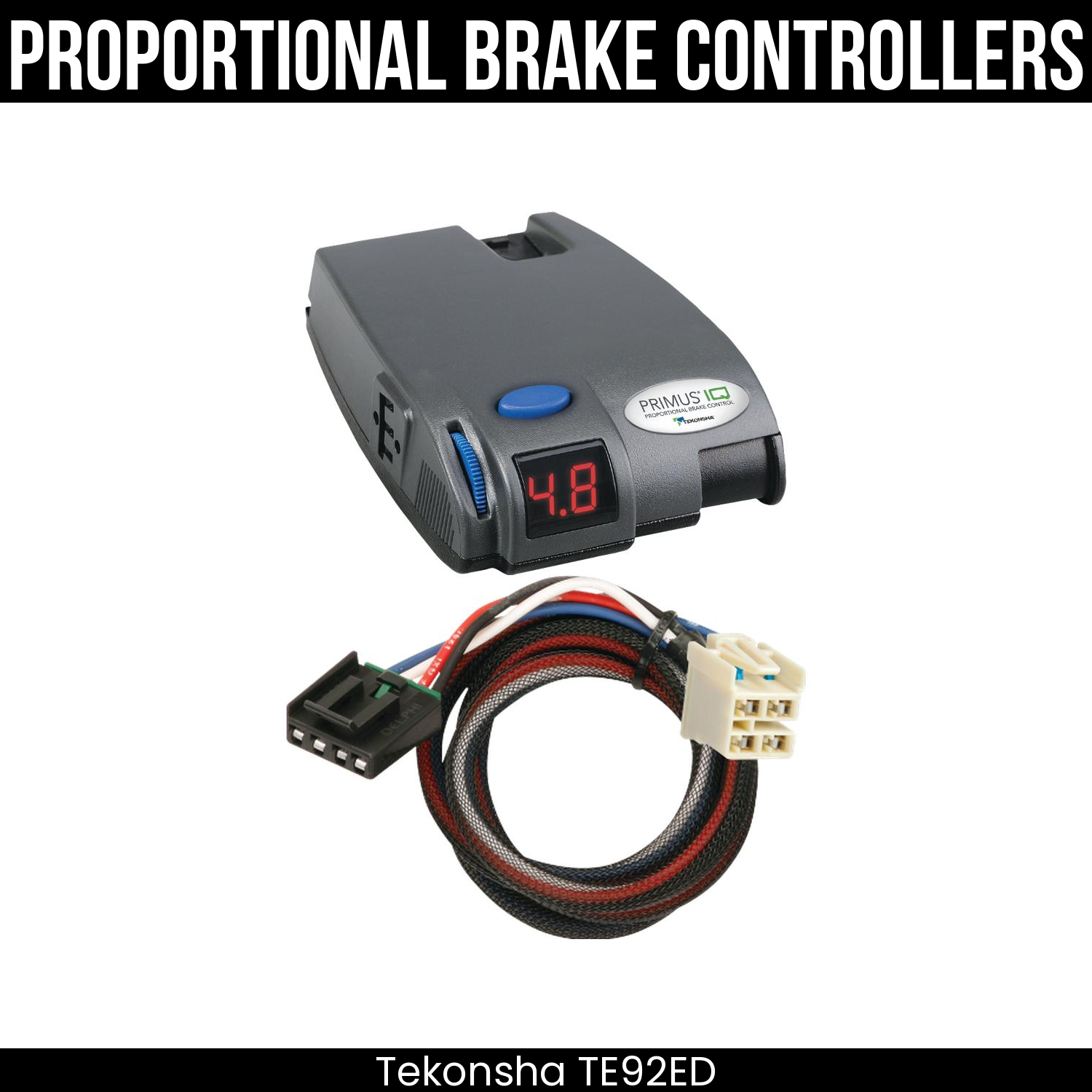 Tekonsha Primus IQ Brake Control , Plug Adapter