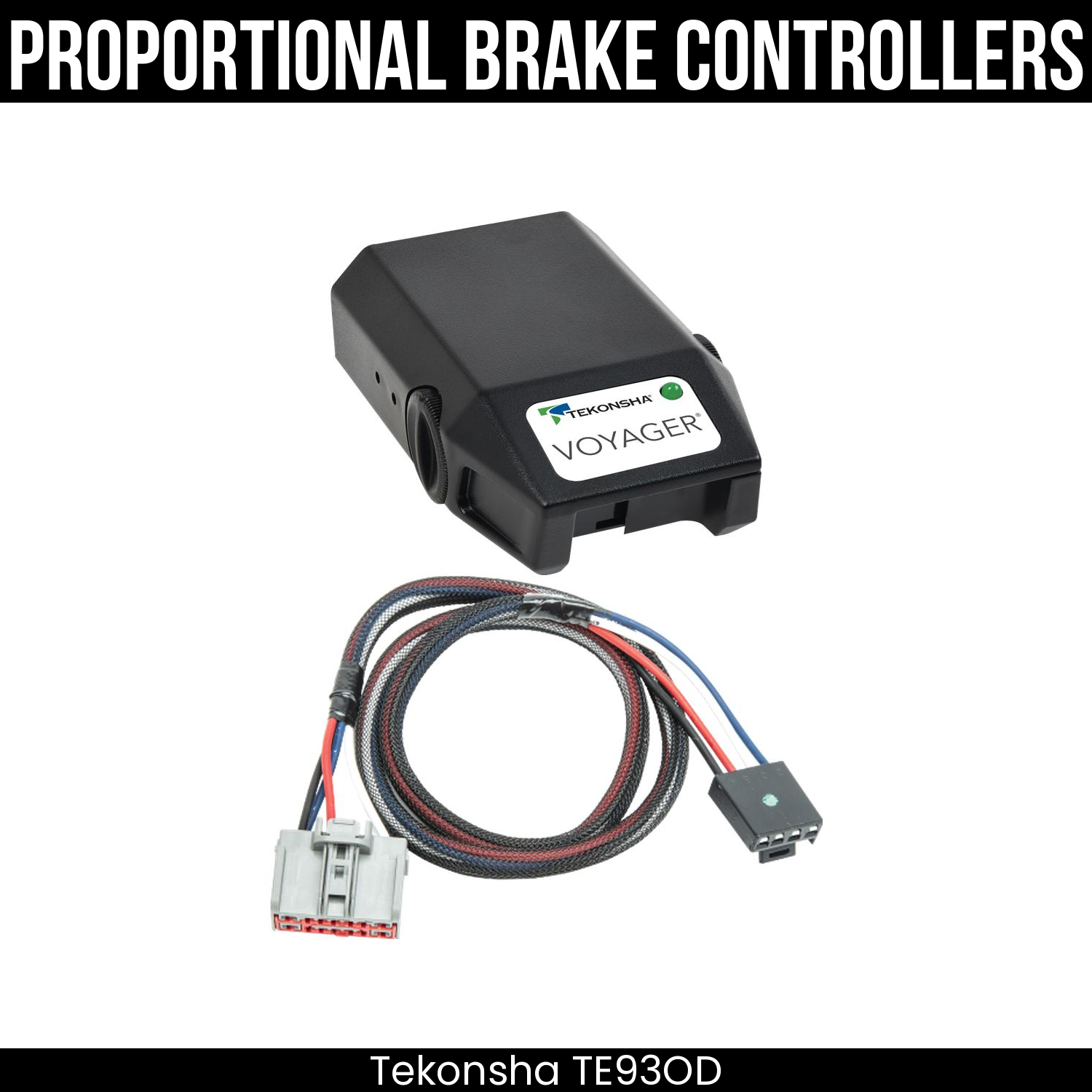 Tekonsha Voyager Brake Control , Plug Adapter