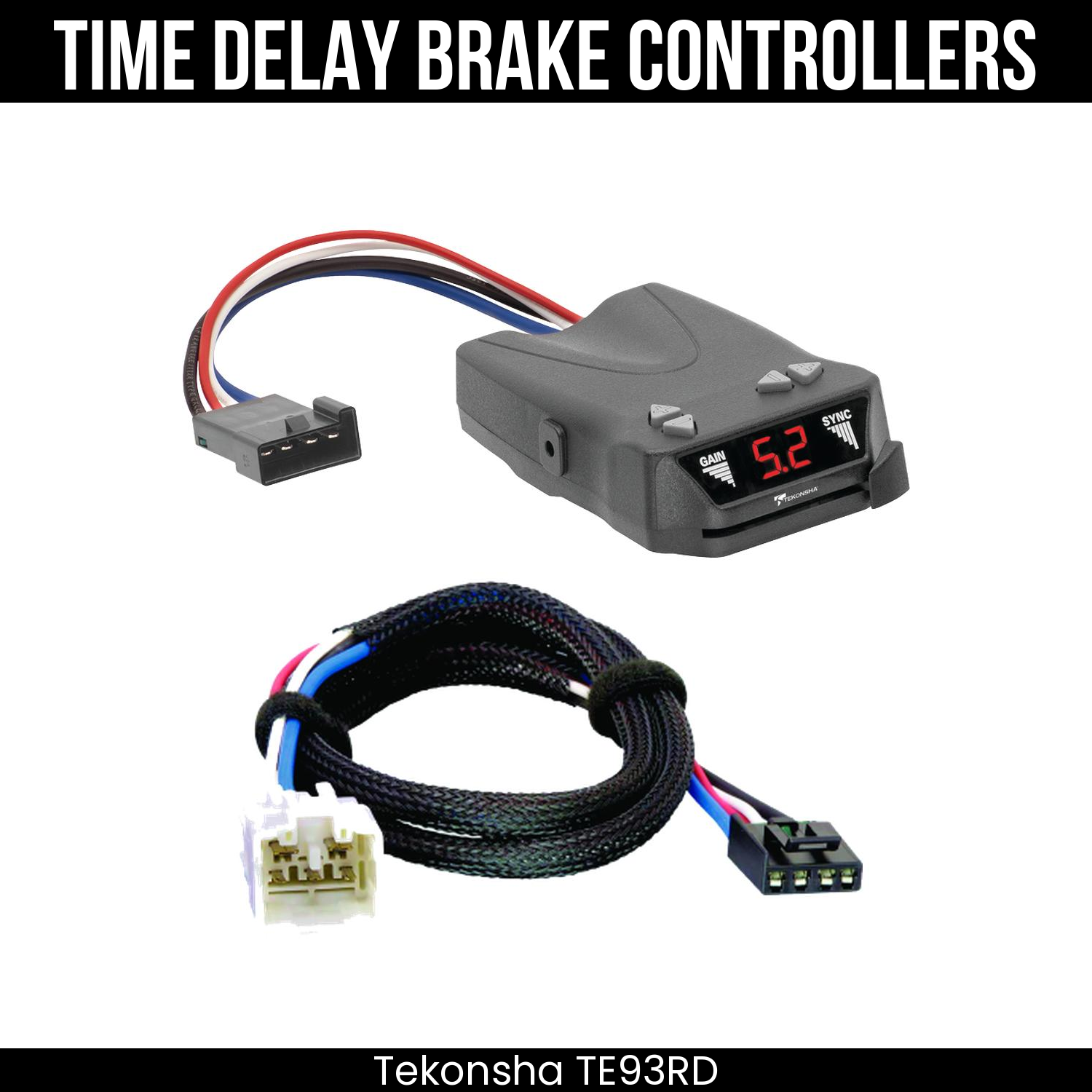 Tekonsha Brakeman IV Brake Control , Plug Adapter