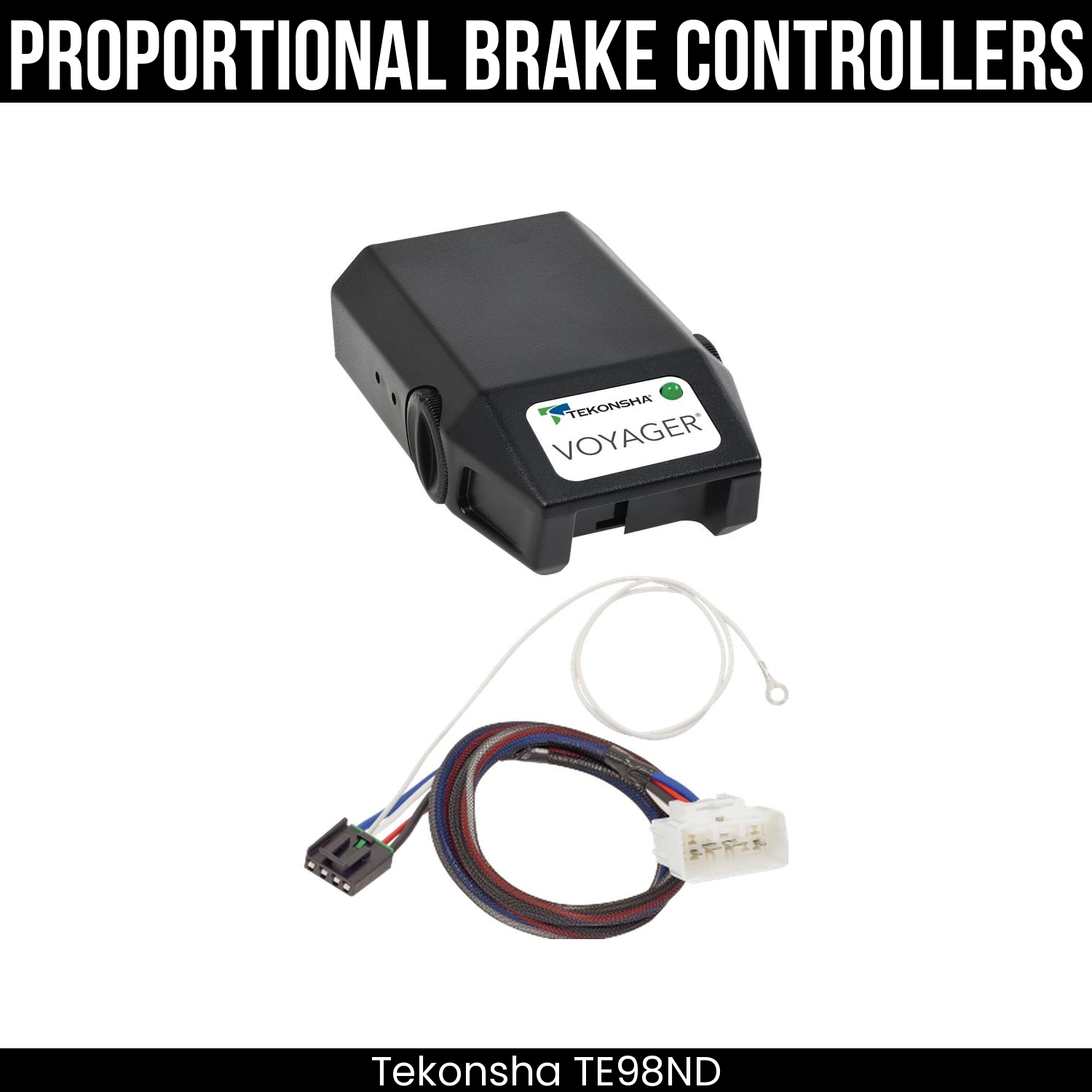 Tekonsha Voyager Brake Control , Plug Adapter